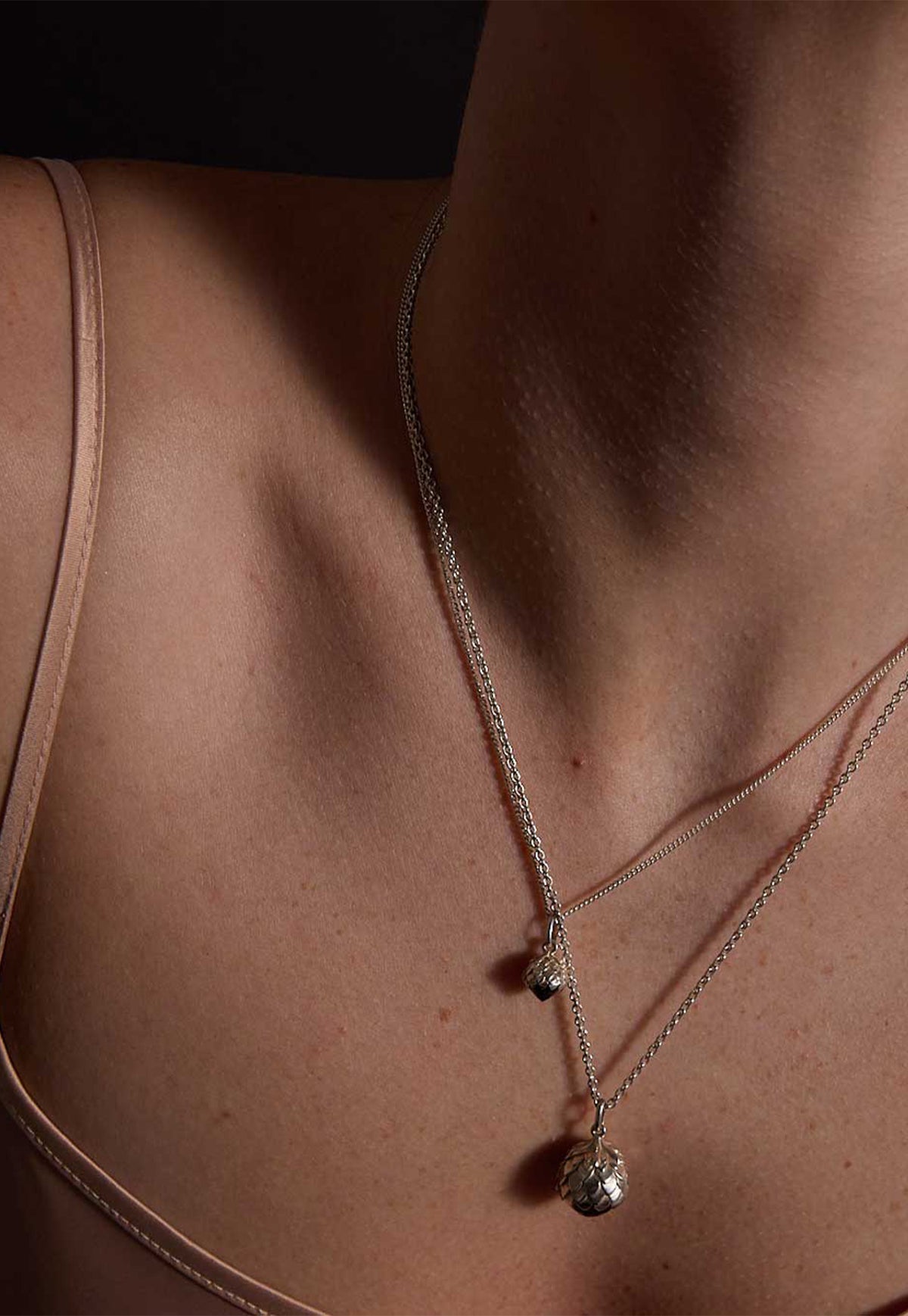 Mini Protea Charm Necklace