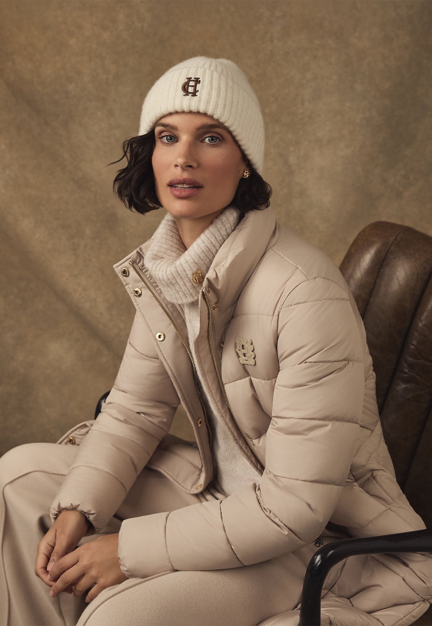 Milton Longline Coat - Putty