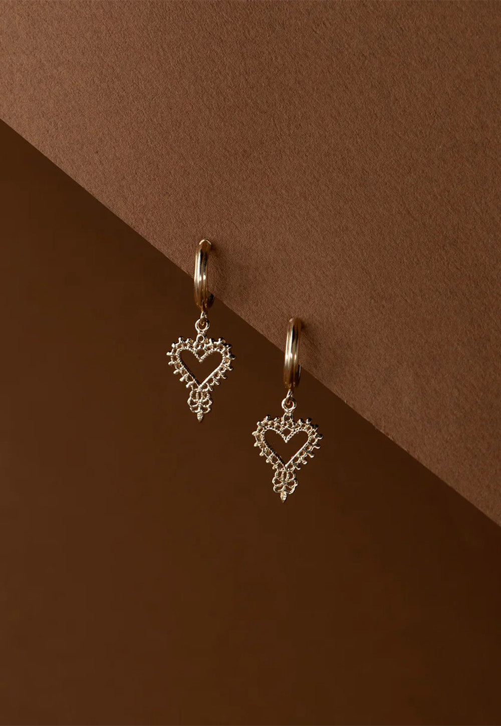 Mini Gypsy Heart Earrings