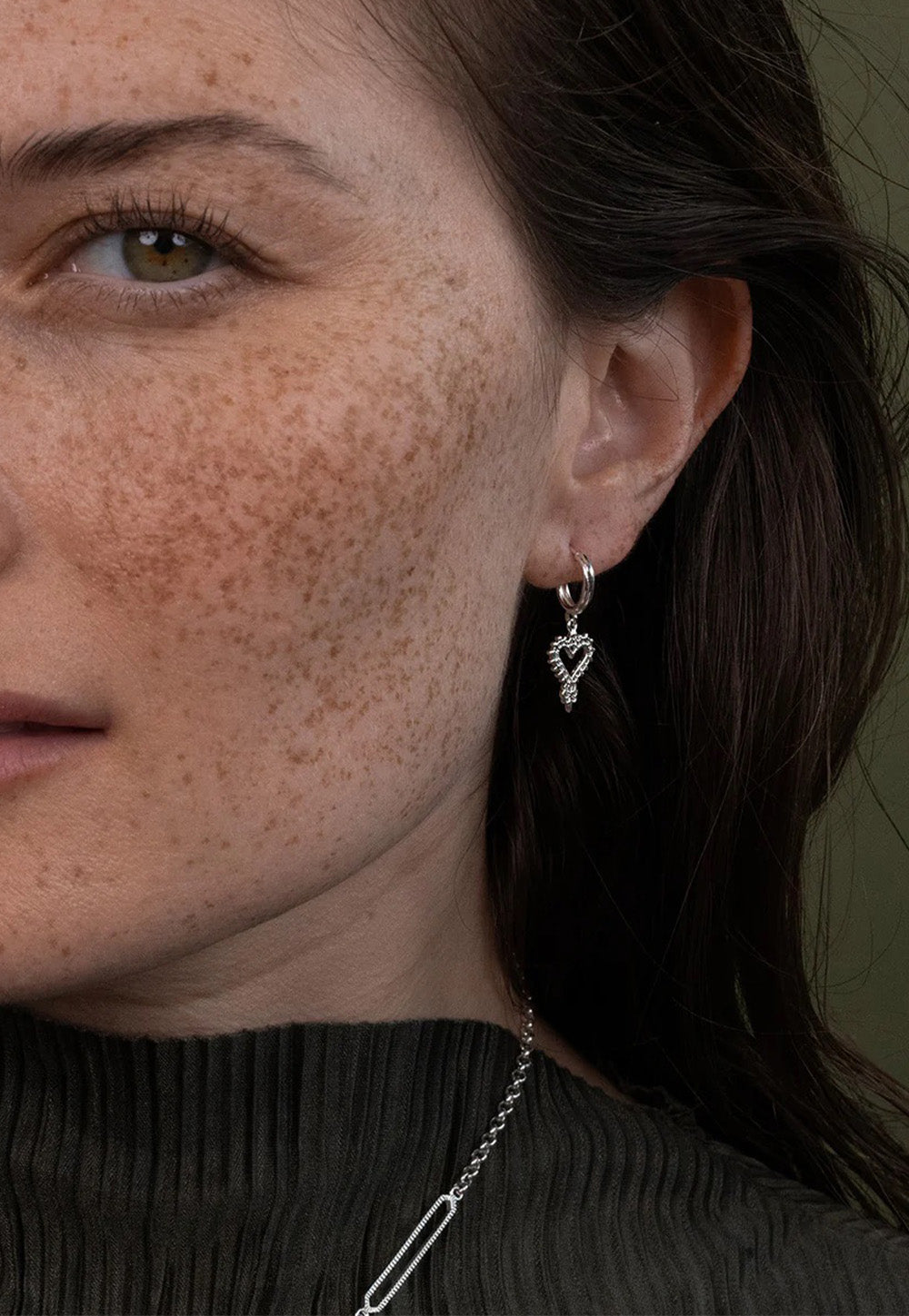 Mini Gypsy Heart Earrings