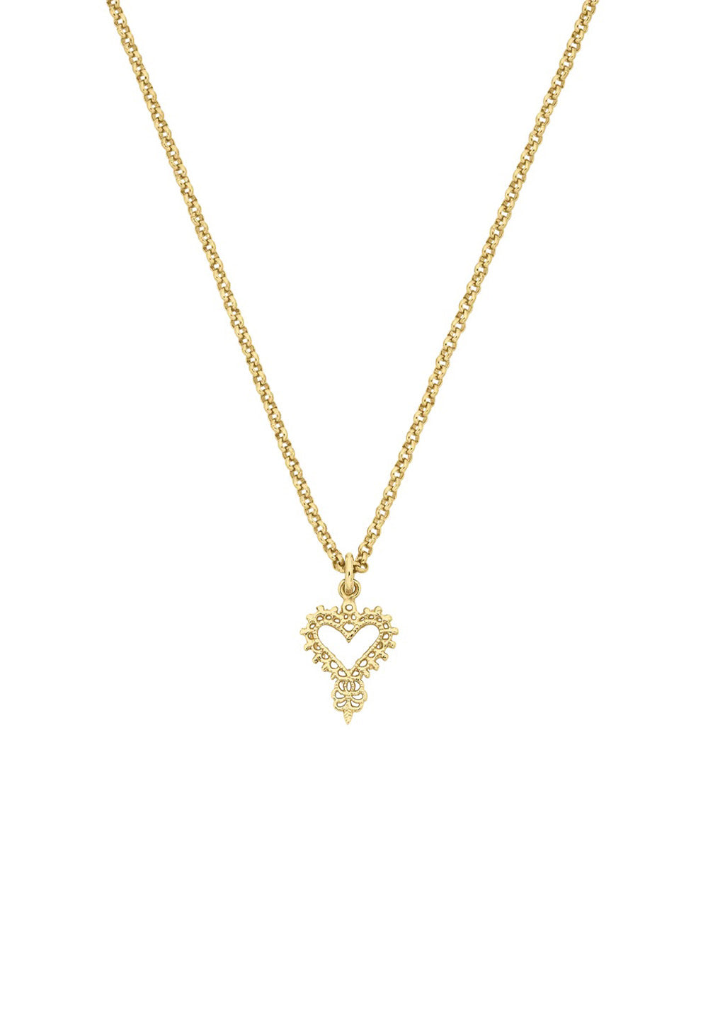 Mini Gypsy Heart Necklace