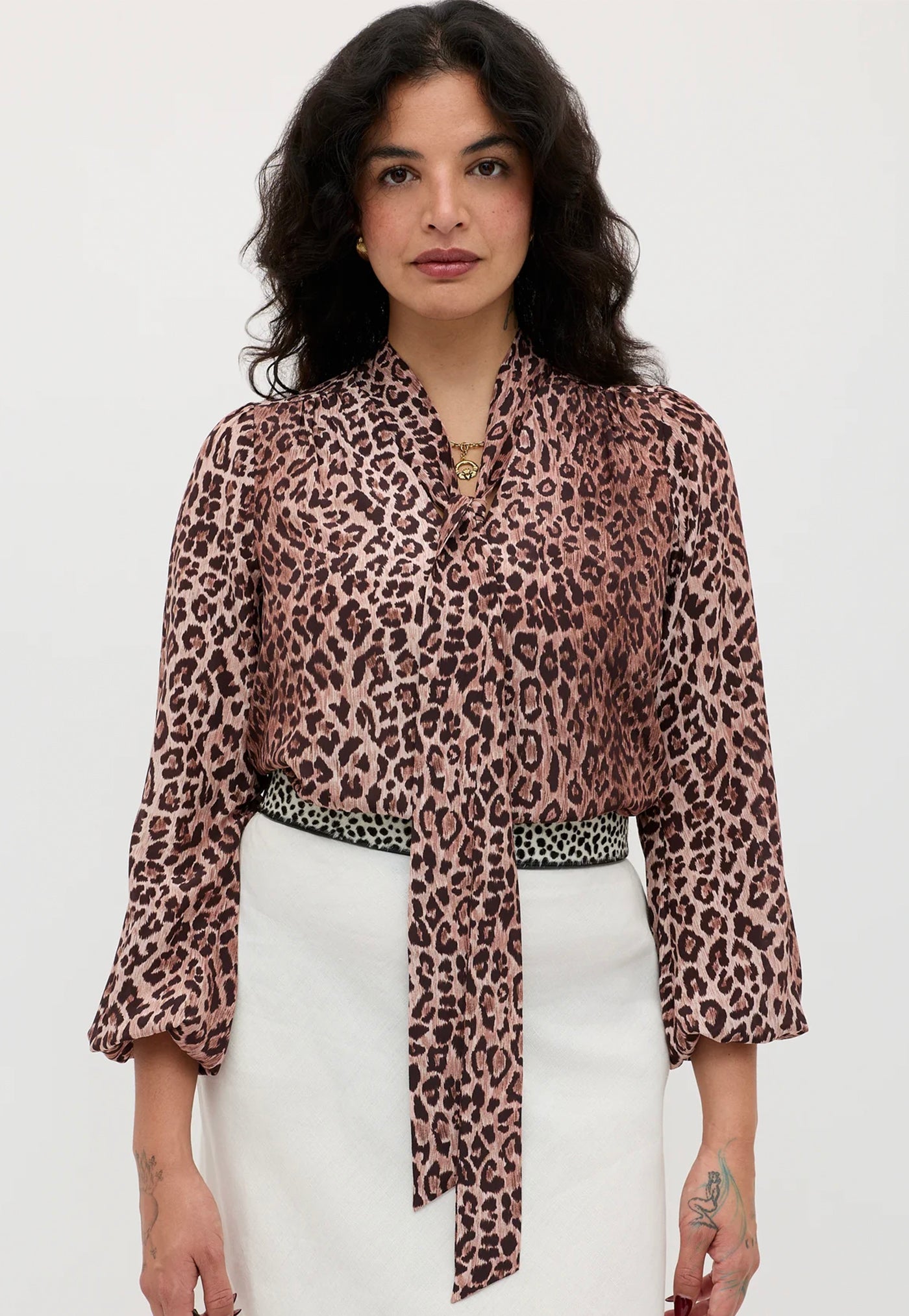 Moss Blouse - Leopard