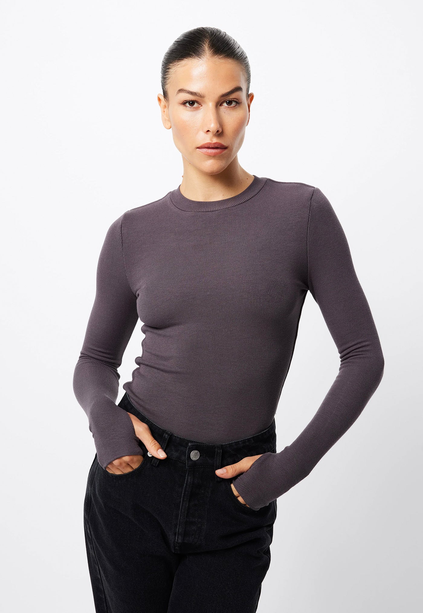 The Brooklyn Top - Charcoal