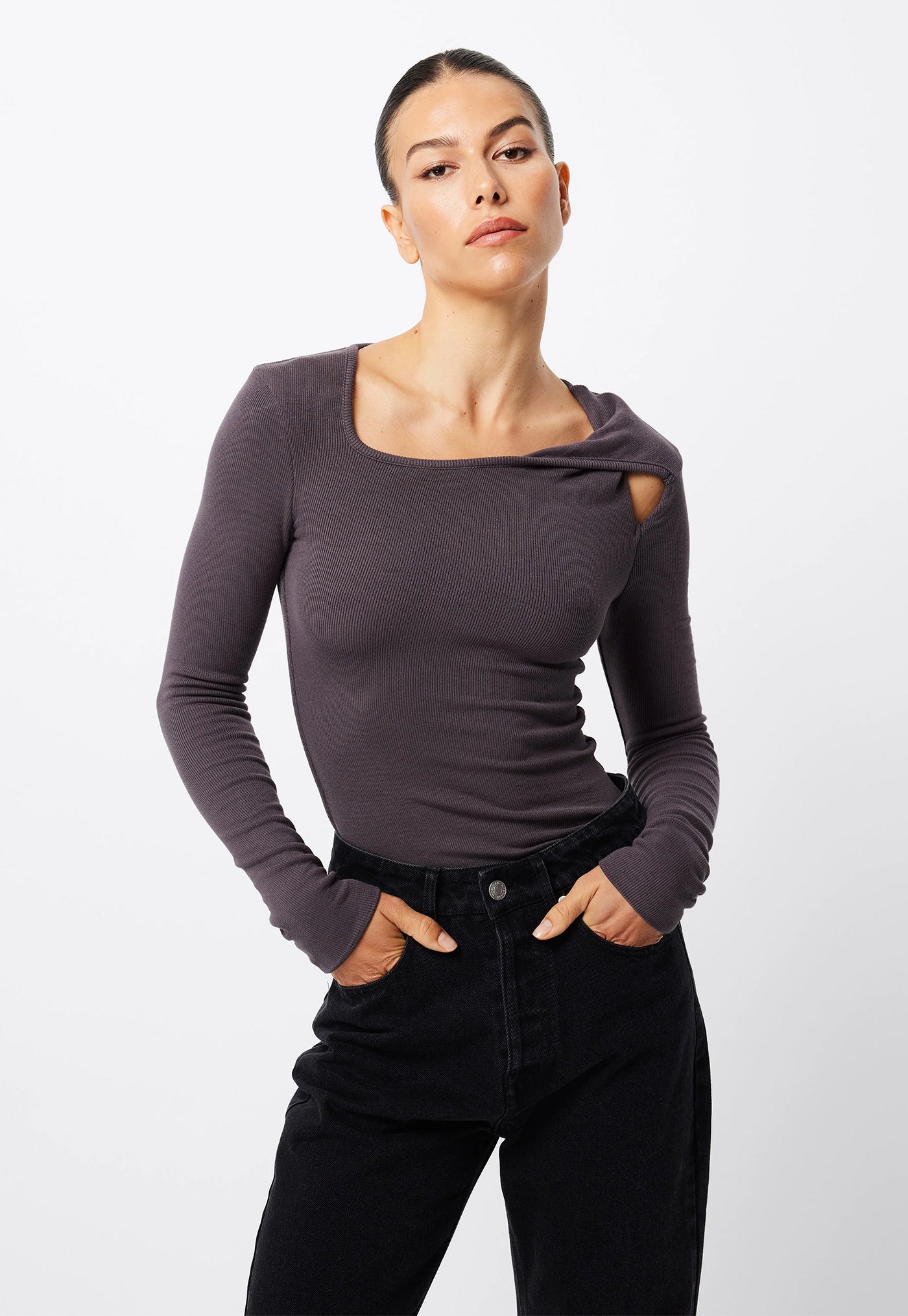 Soho Top - Charcoal