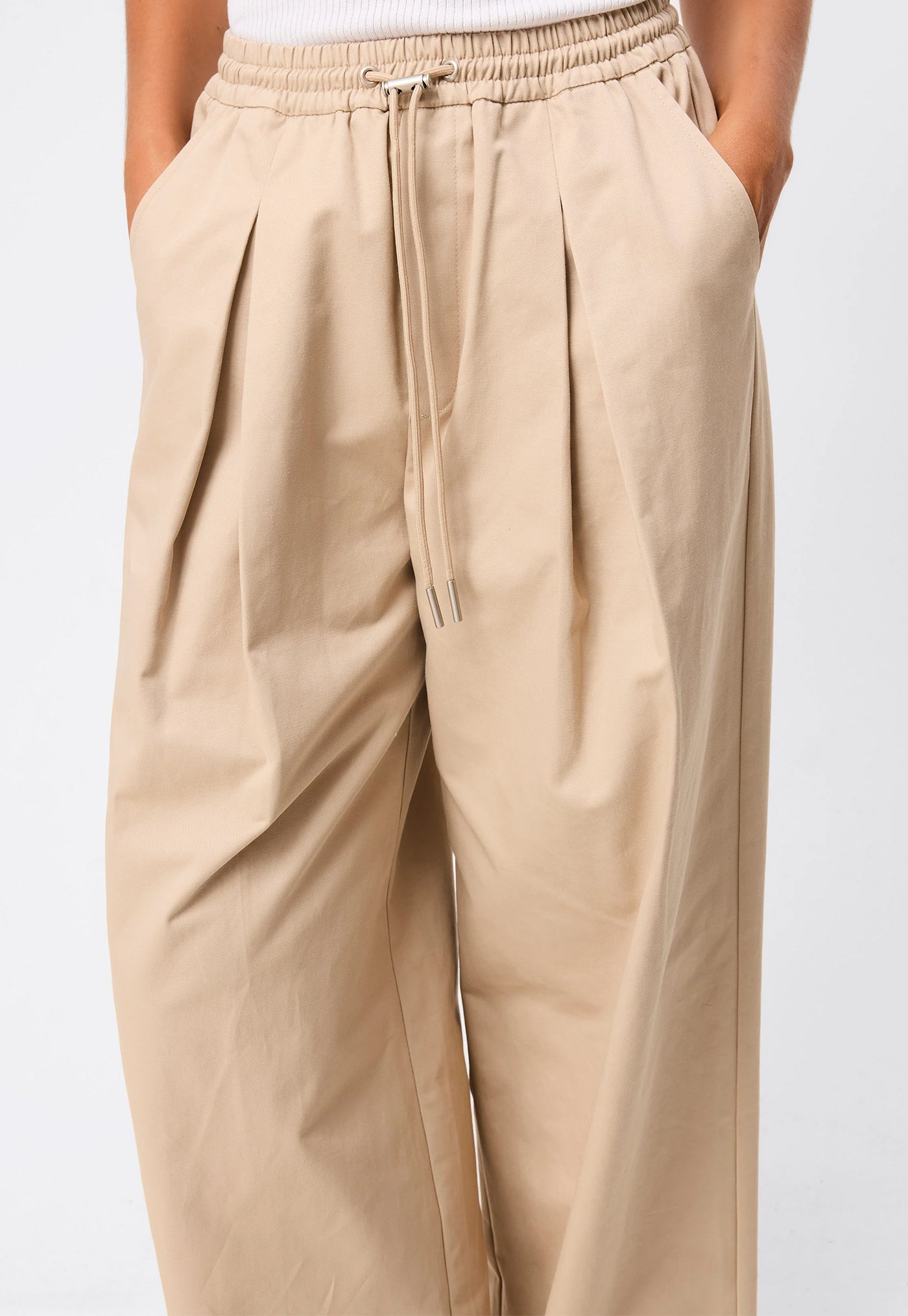 Tied Down Pant - Natural