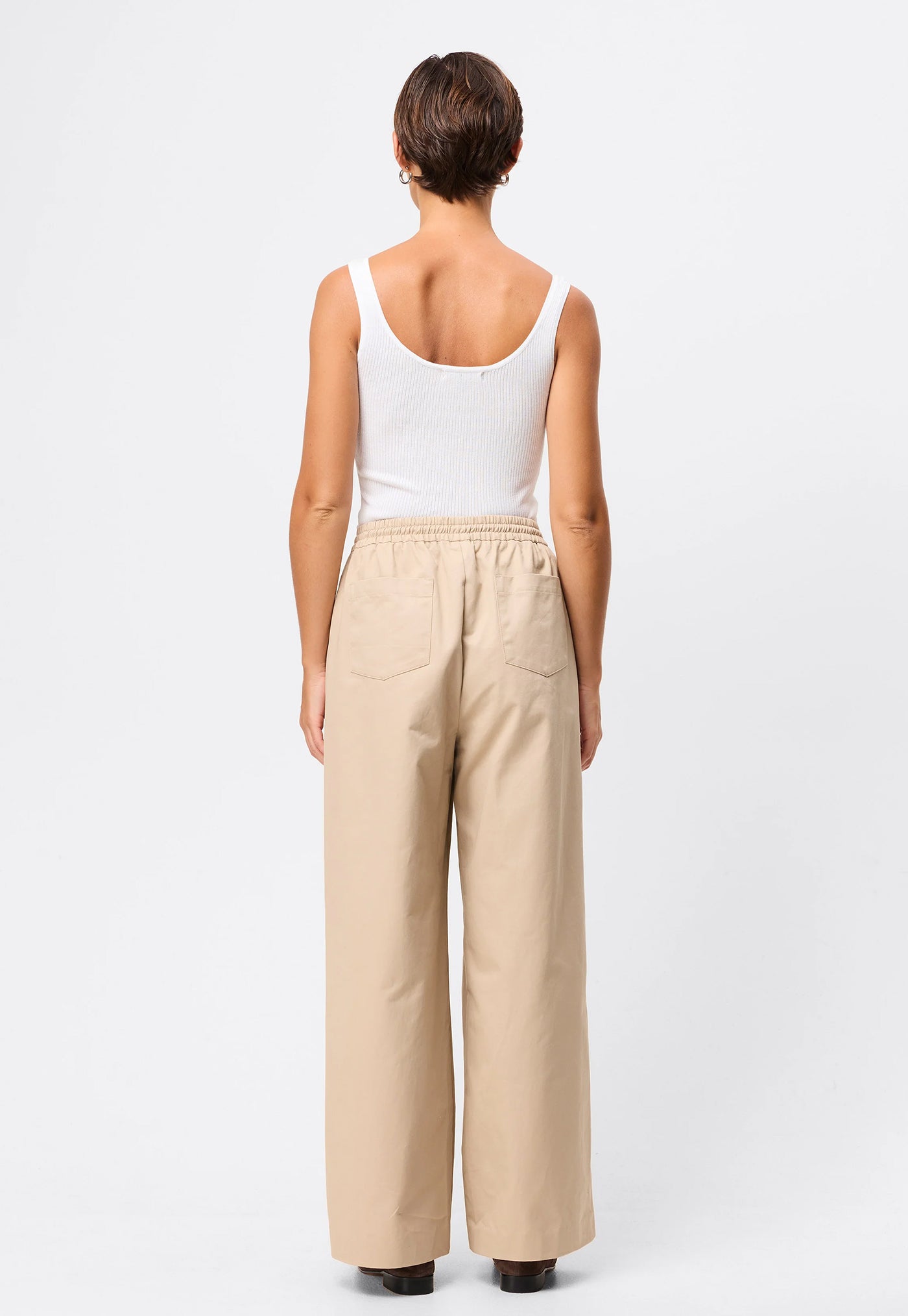 Tied Down Pant - Natural
