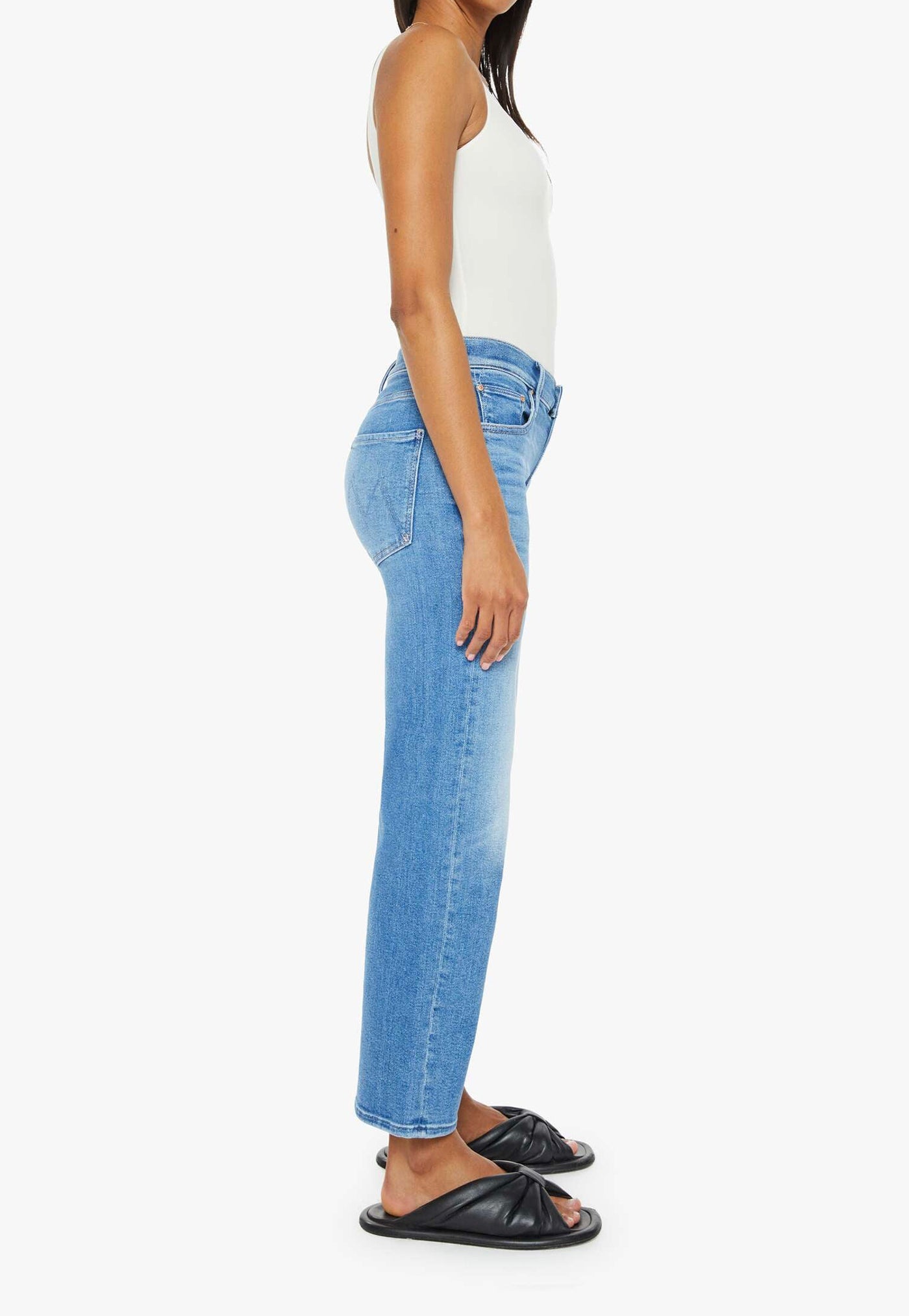 The Mid Rise Zip Rambler Ankle - Out of the Blue