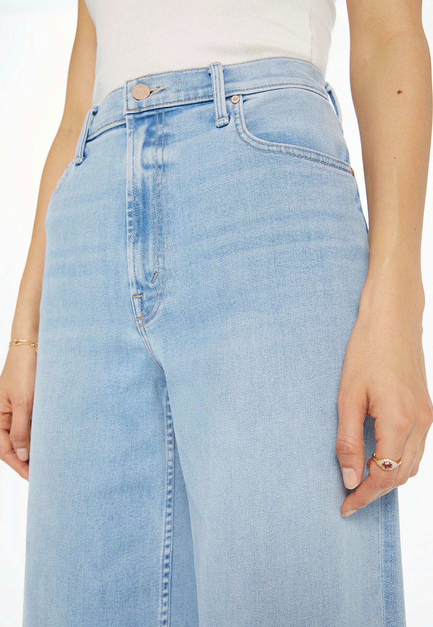 High Waisted Spinner Zip Flood - Mood Ring sold by Angel Divine