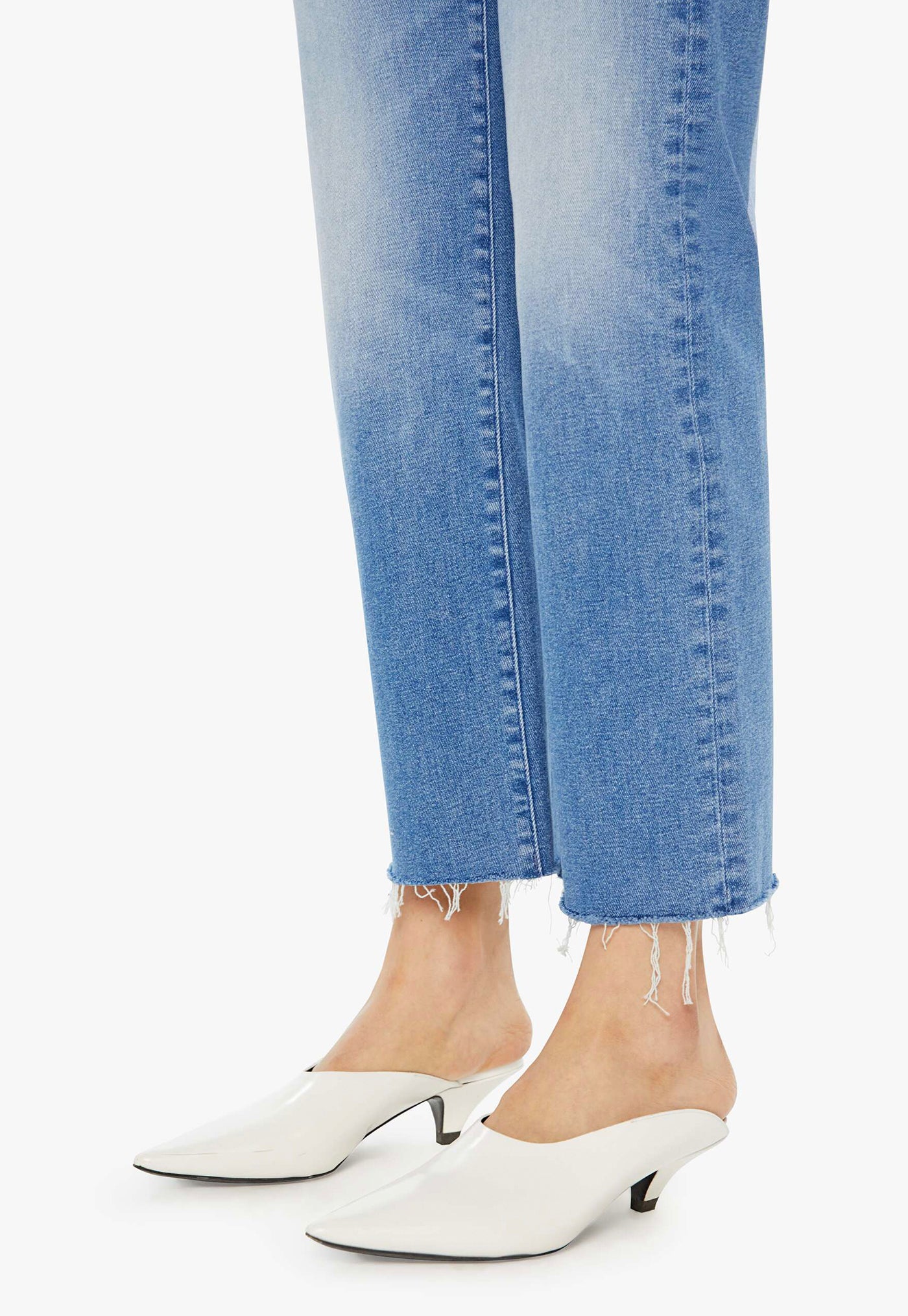 Mid Rise Rambler Zip Ankle Fray - Enjoy The Ride sold by Angel Divine