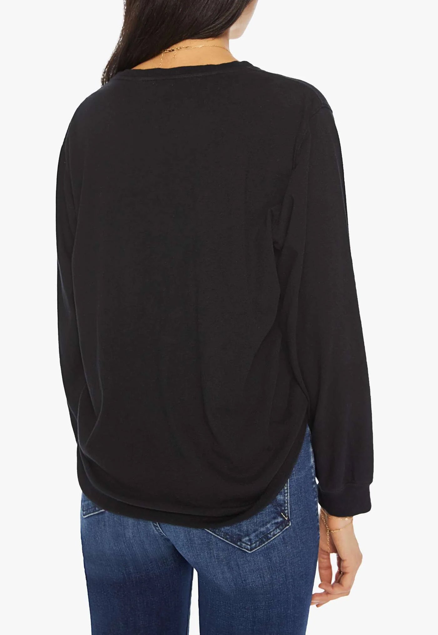 The Long Sleeve Rowdy - Black