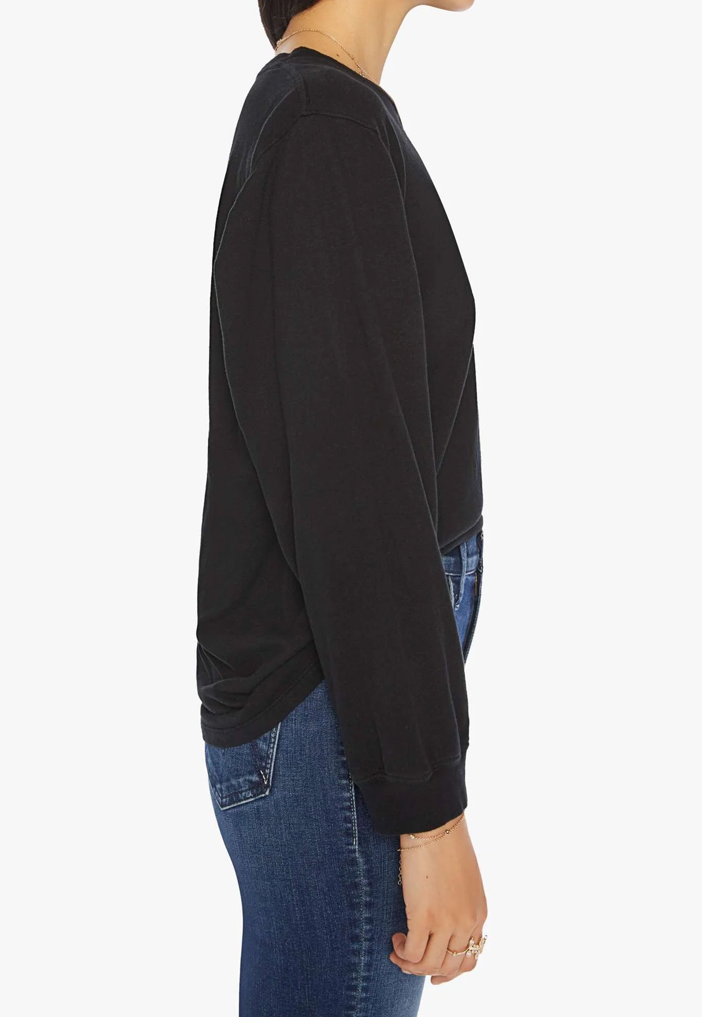 The Long Sleeve Rowdy - Black