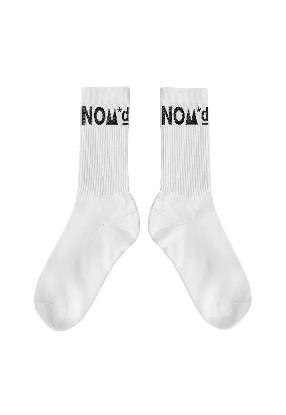 New 1986 Socks - White/Black