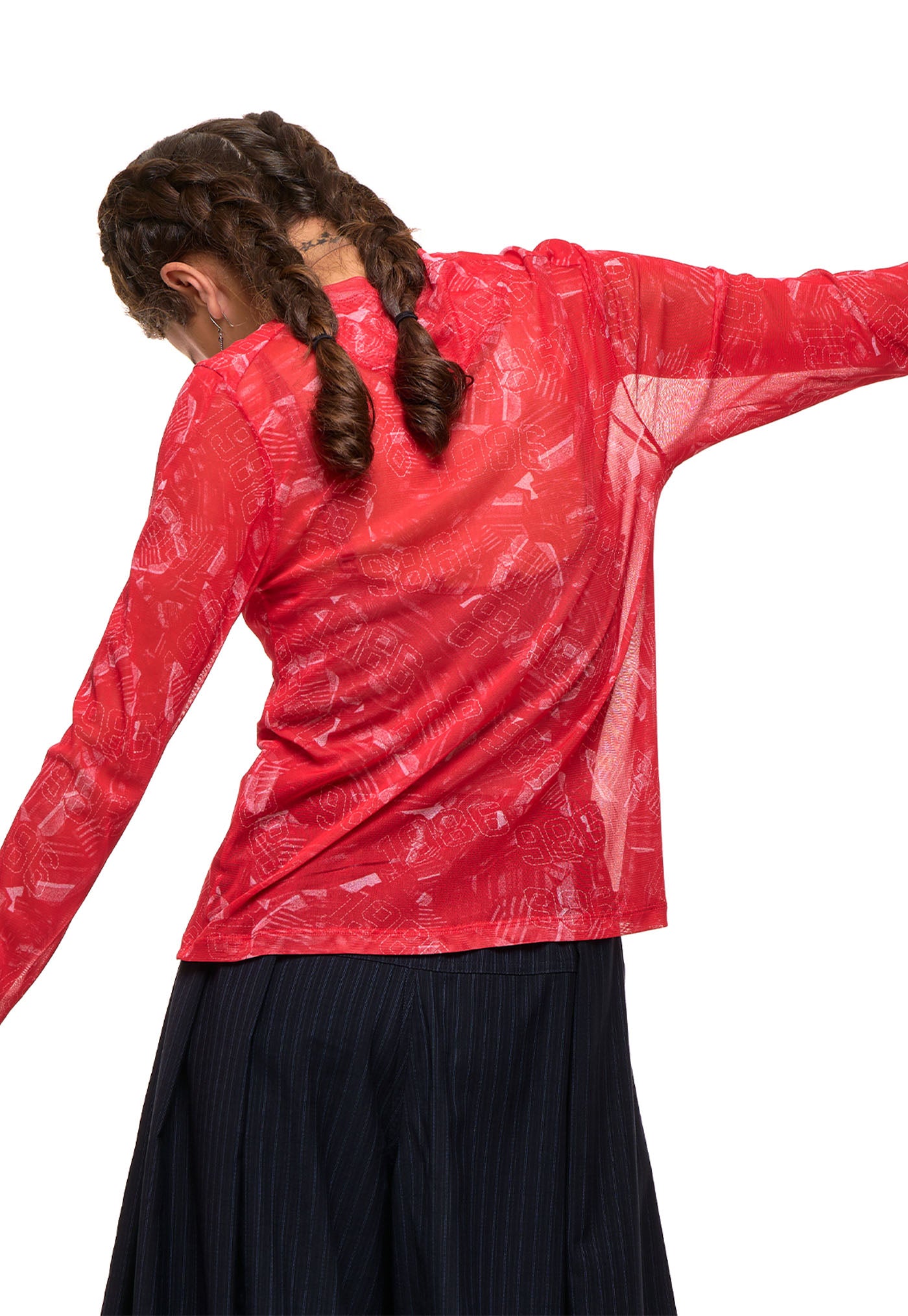 New Fit Long Sleeve - Knockout Print
