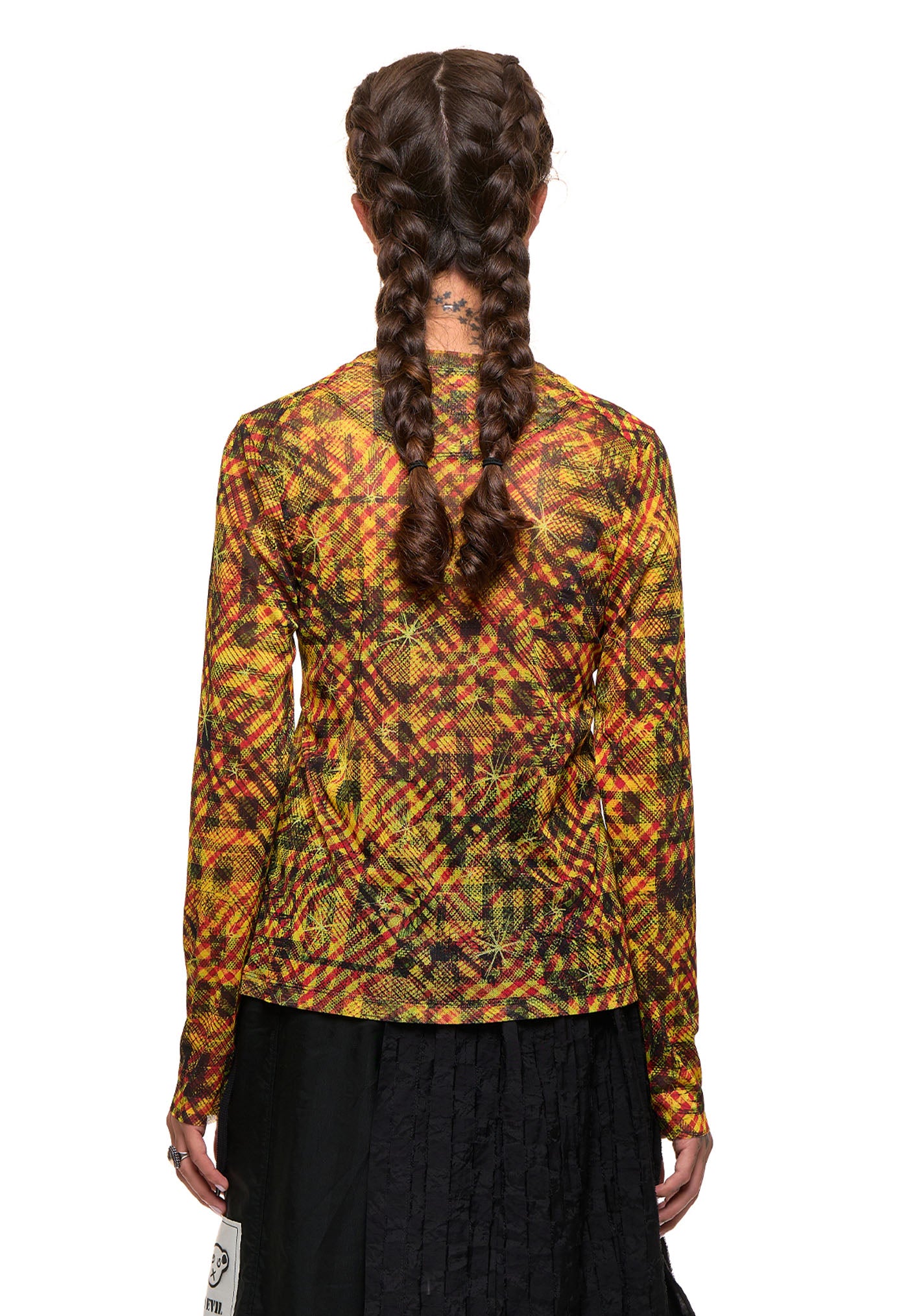 New Fit Long Sleeve - Gold Star Print