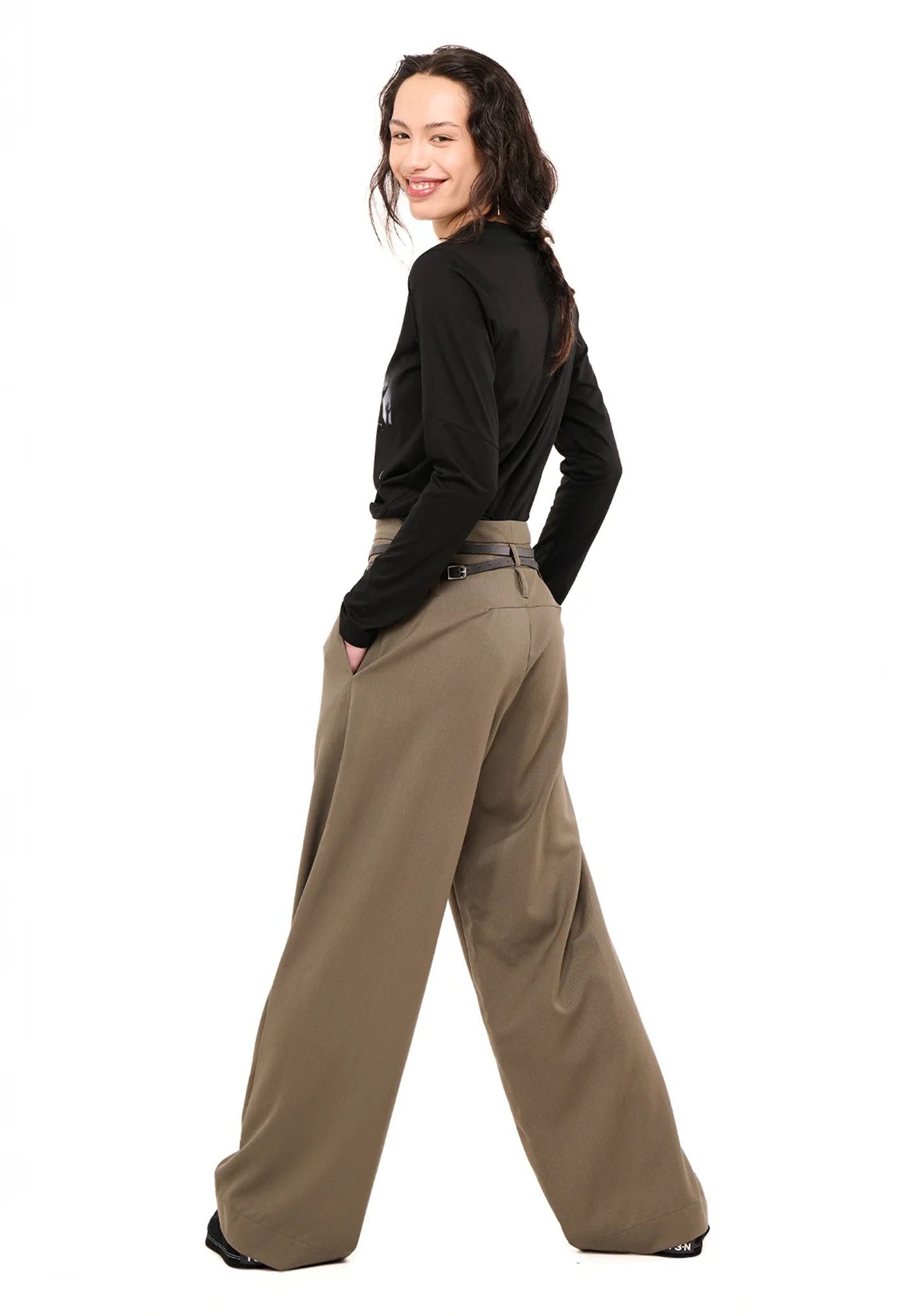 Celebration Trouser - Dark Taupe