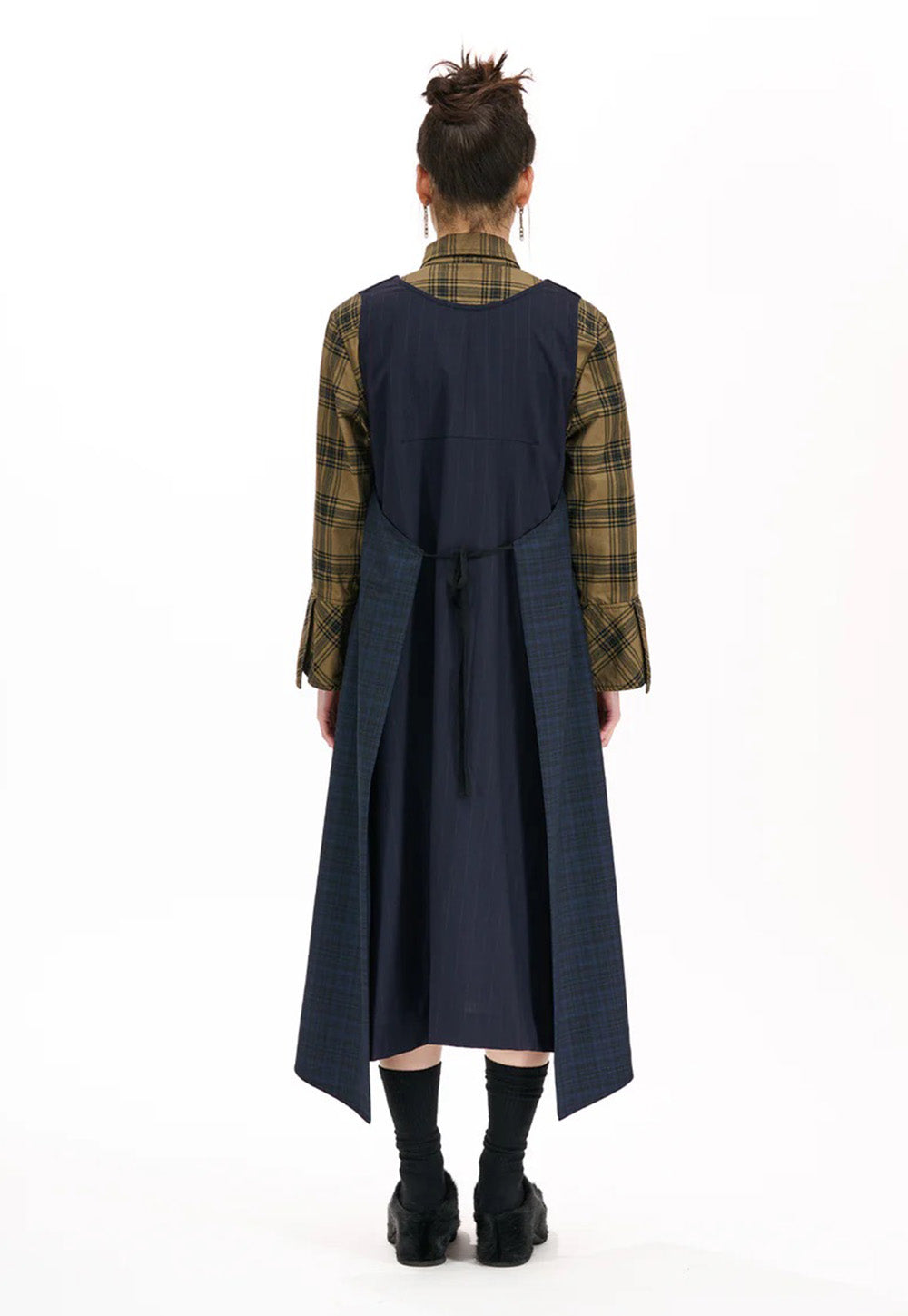 Detached Pinafore - Navy