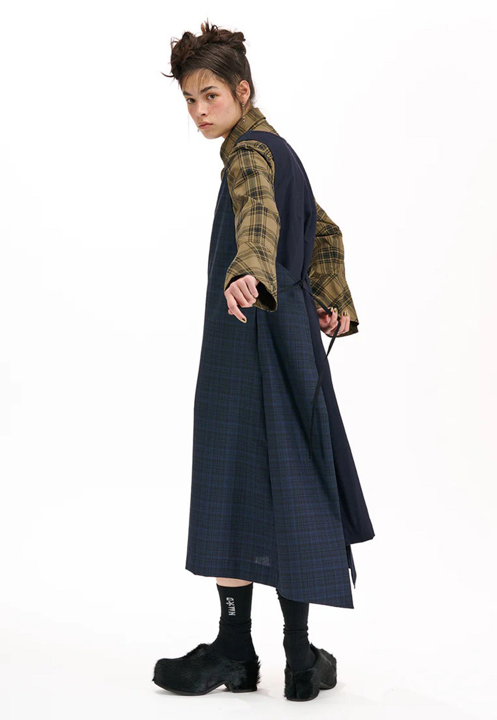 Detached Pinafore - Navy