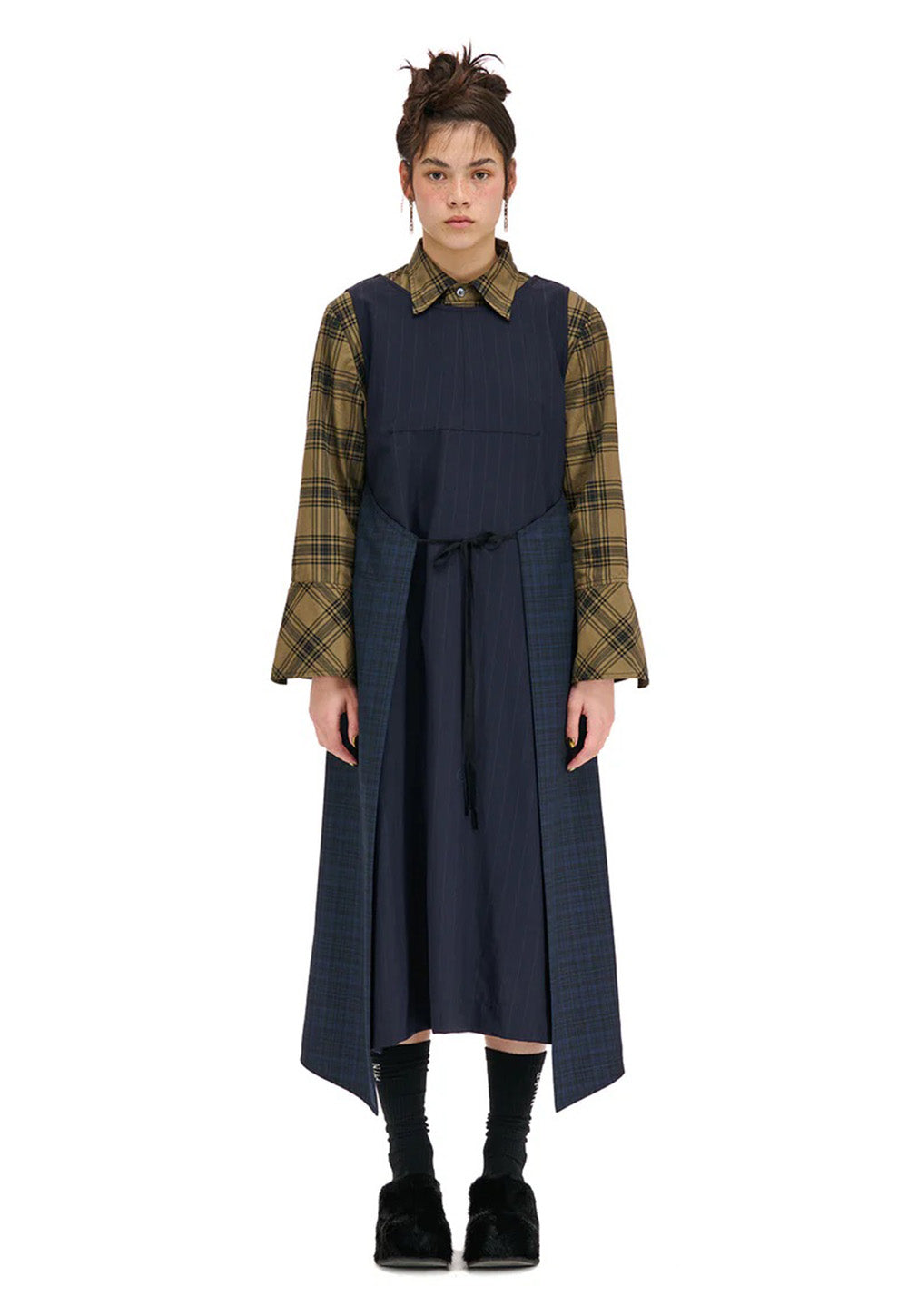 Detached Pinafore - Navy