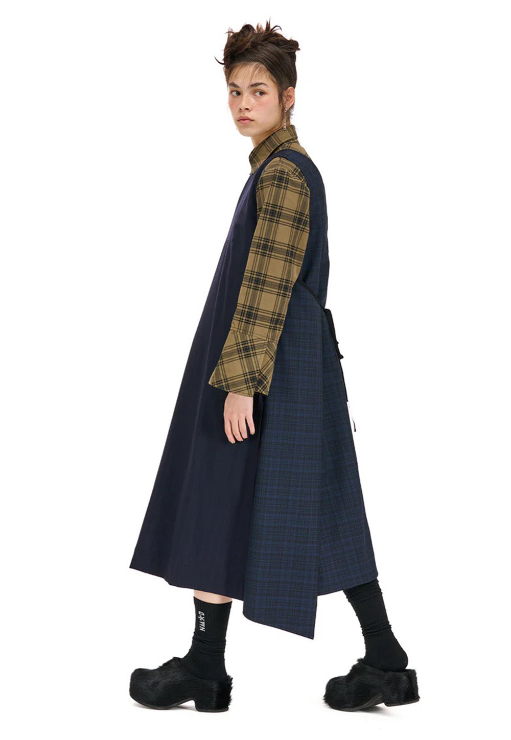 Detached Pinafore - Navy