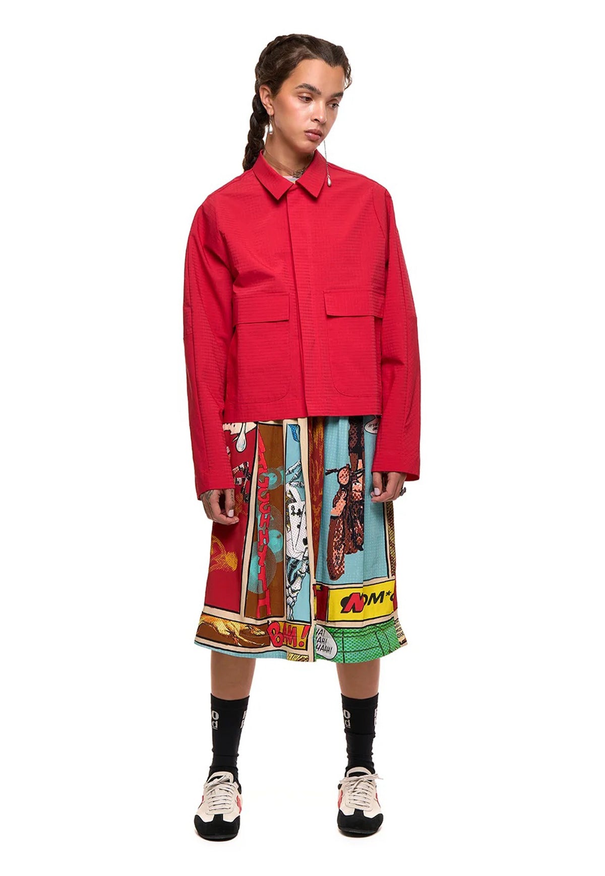 Jet Jacket - Bright Red
