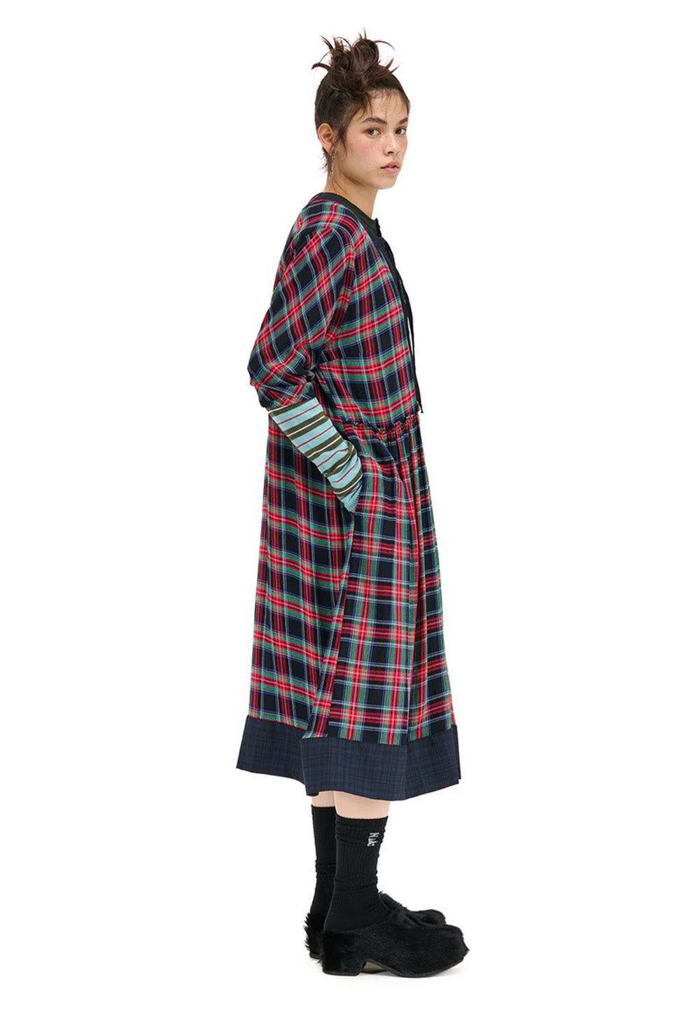 Leavers Dress - Red/Green Plaid