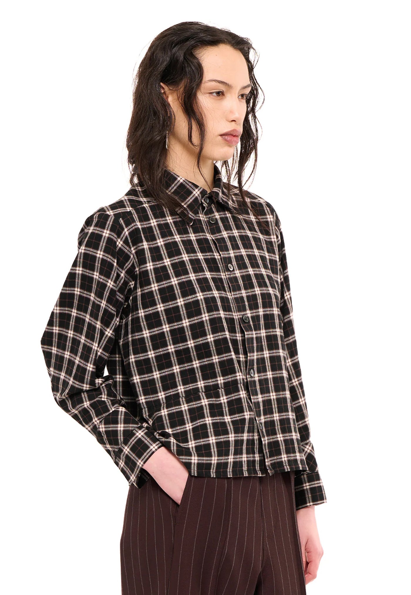 Line Dance Shirt - Black/Brown
