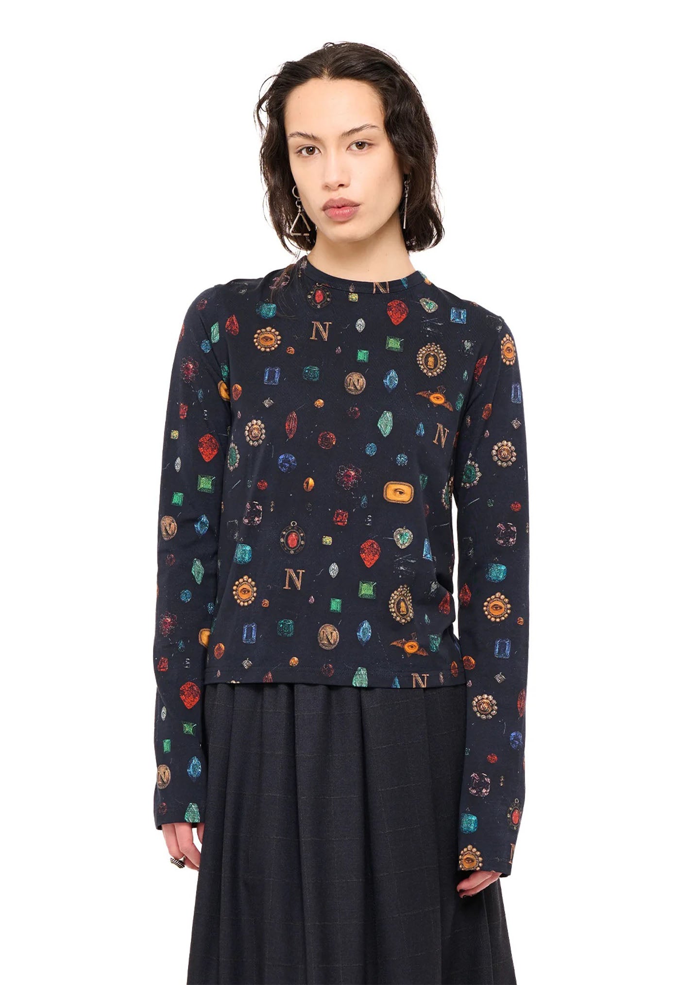 Play Time Long Sleeve - Bejeweled Print