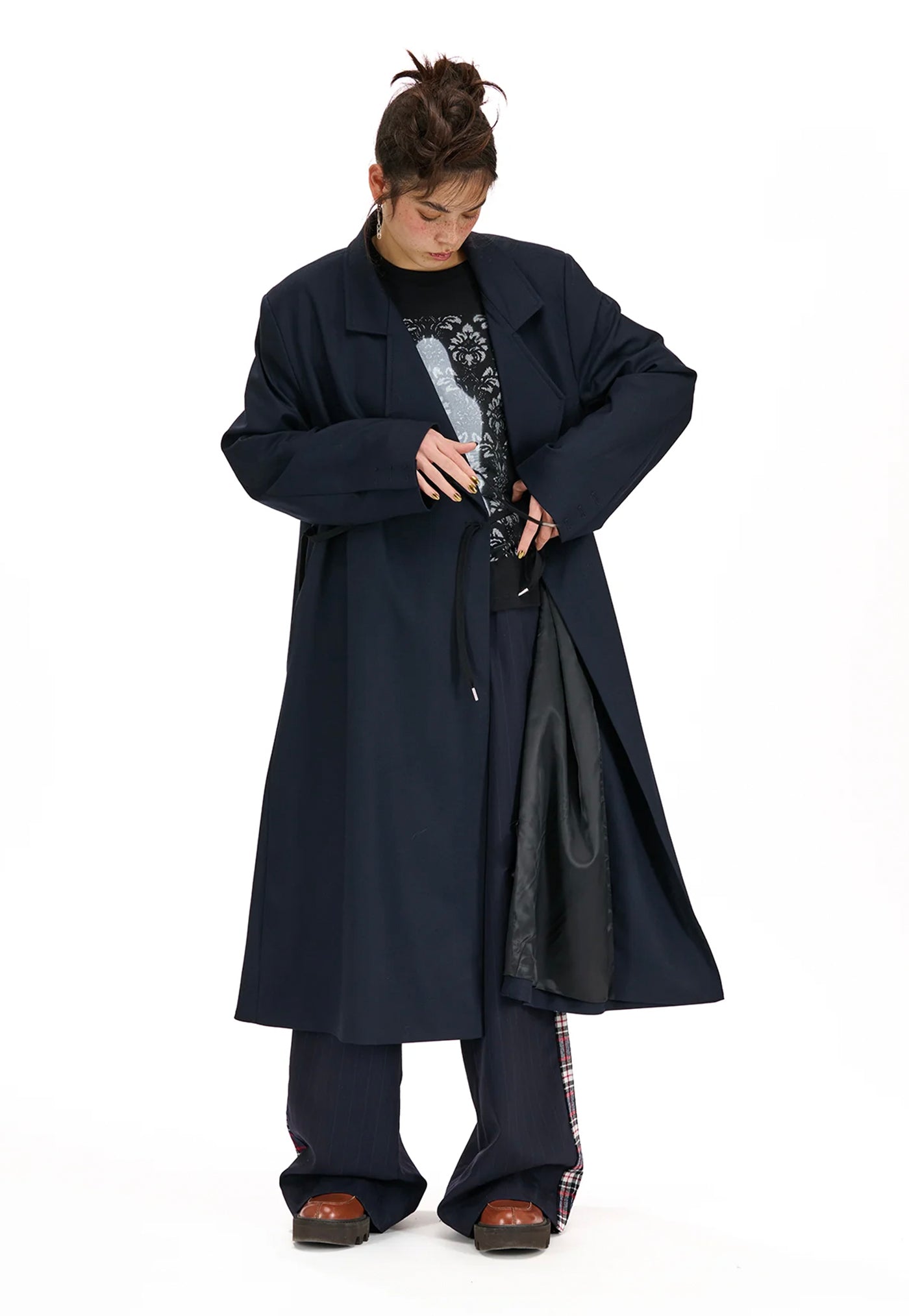 Promenade Coat - Dark Navy