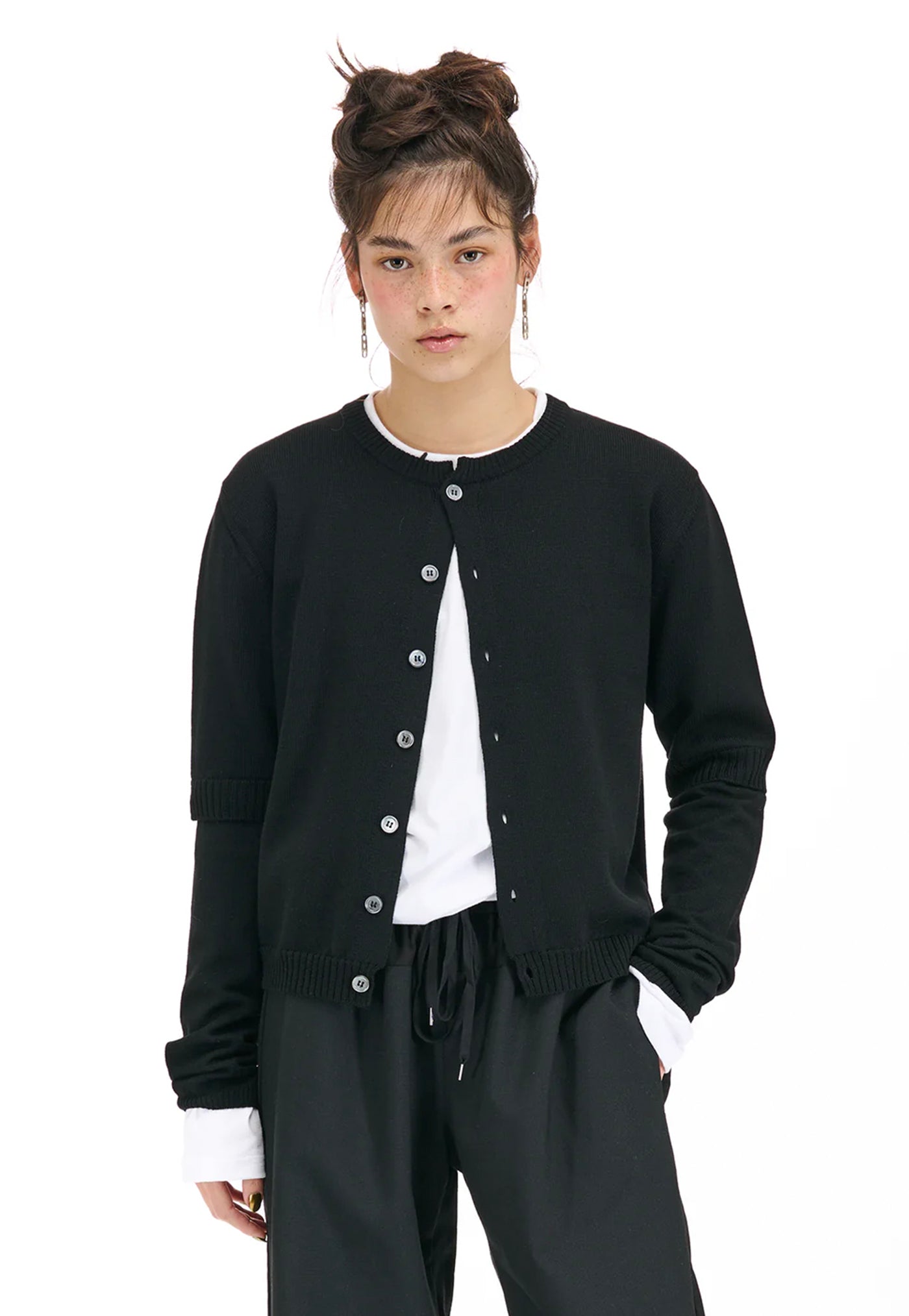 Sophomore Cardigan - Black