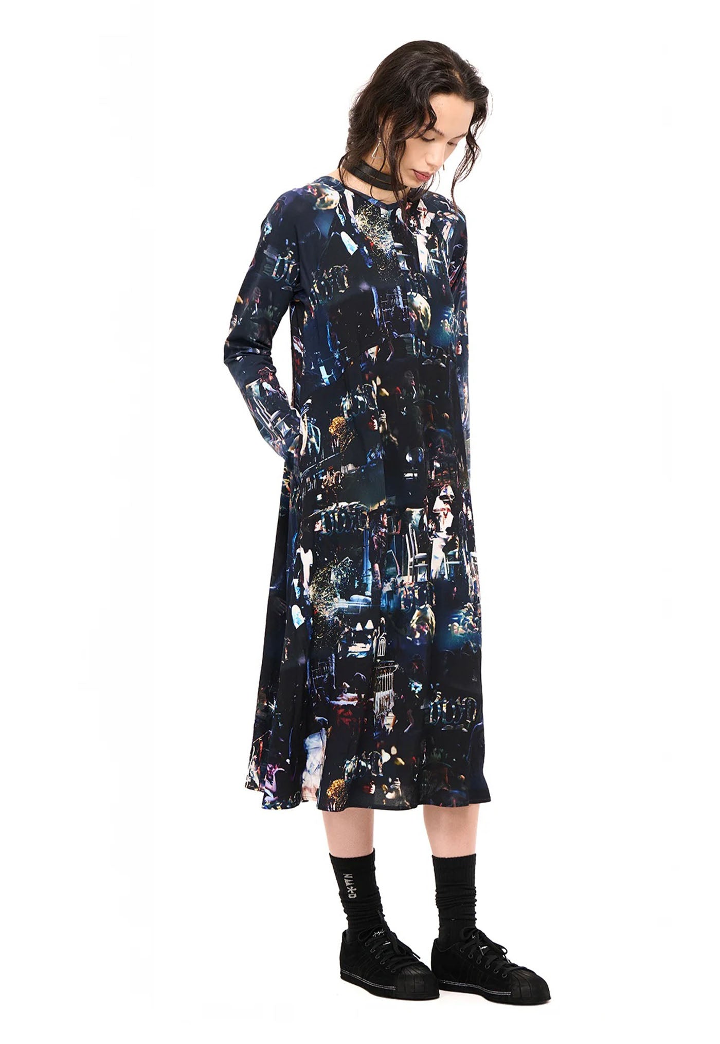 Unmixed Slip Dress - Danse Party Print