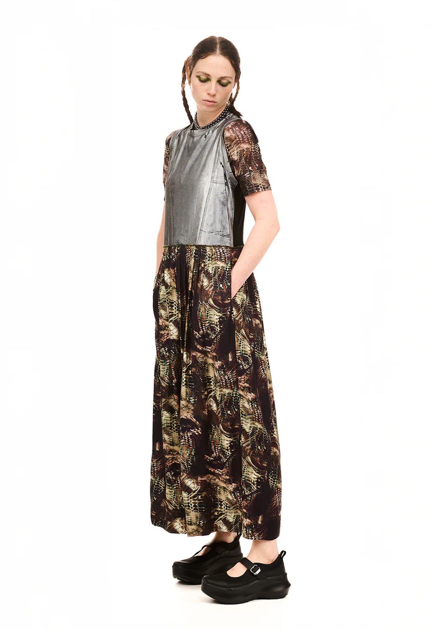 Foiled Dress - Perseus Print