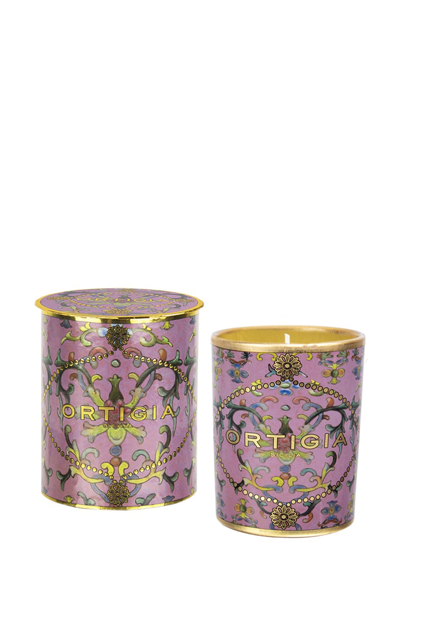 Aragona Decorated Candle Small