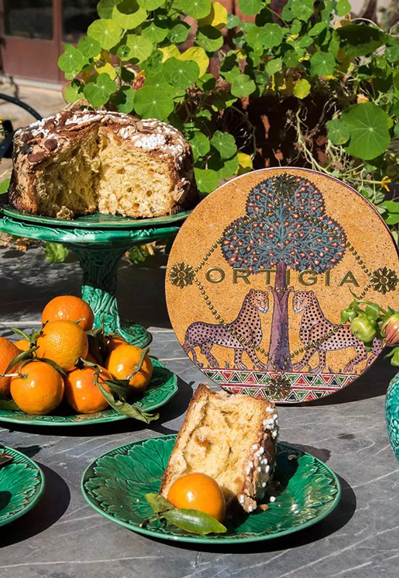 Mandarin Cake Veneziana in Green Tin 750gr