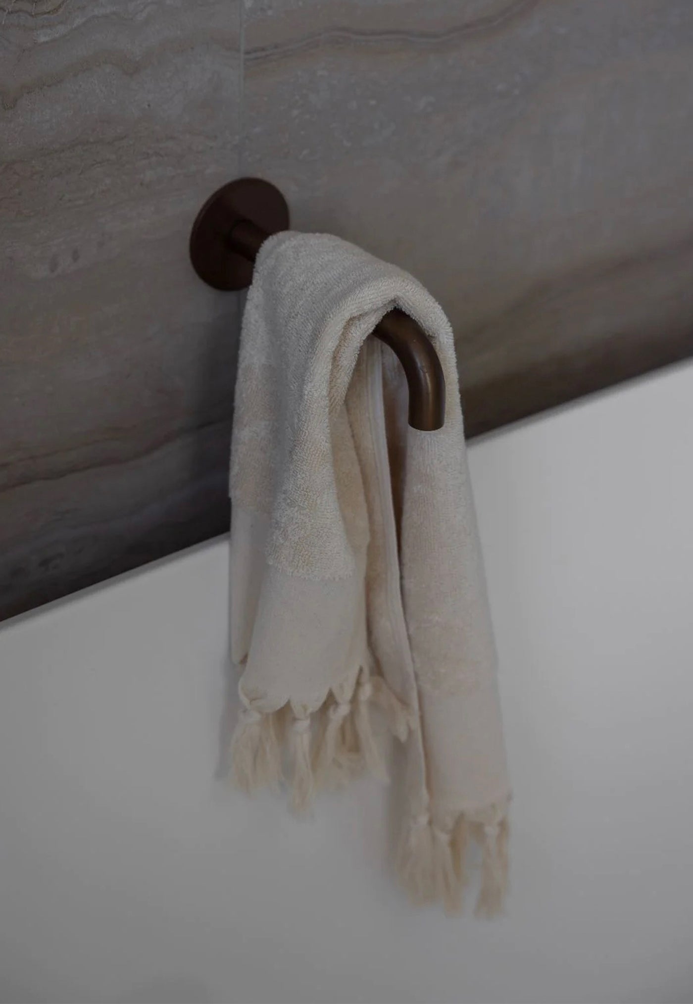 Aspen Organic Hand Towel - Ecru sold by Angel Divine