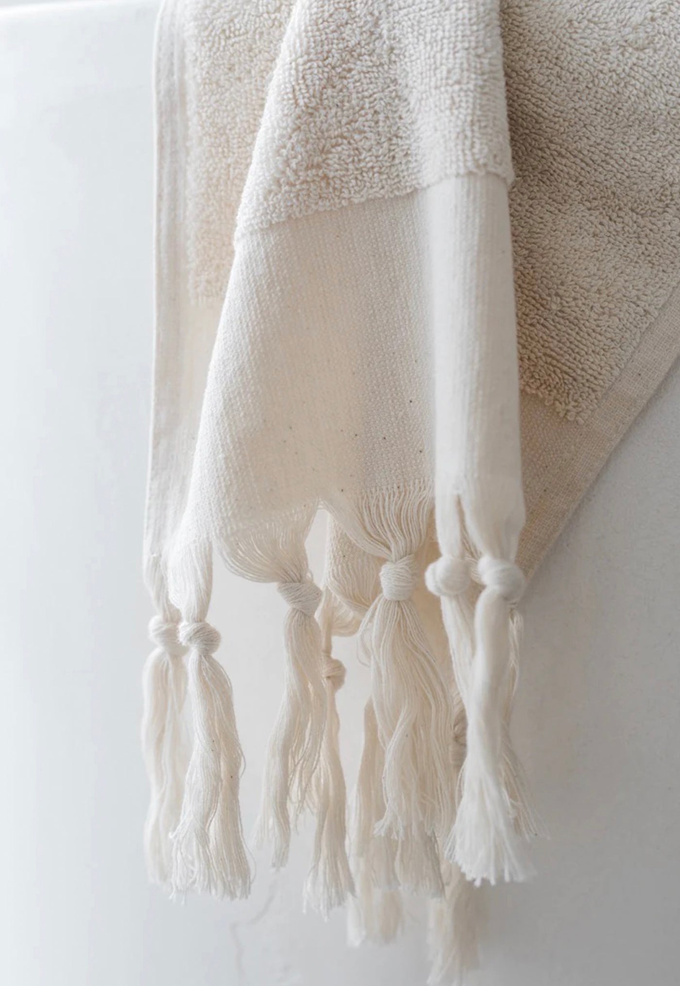 Aspen Organic Hand Towel - Ecru sold by Angel Divine