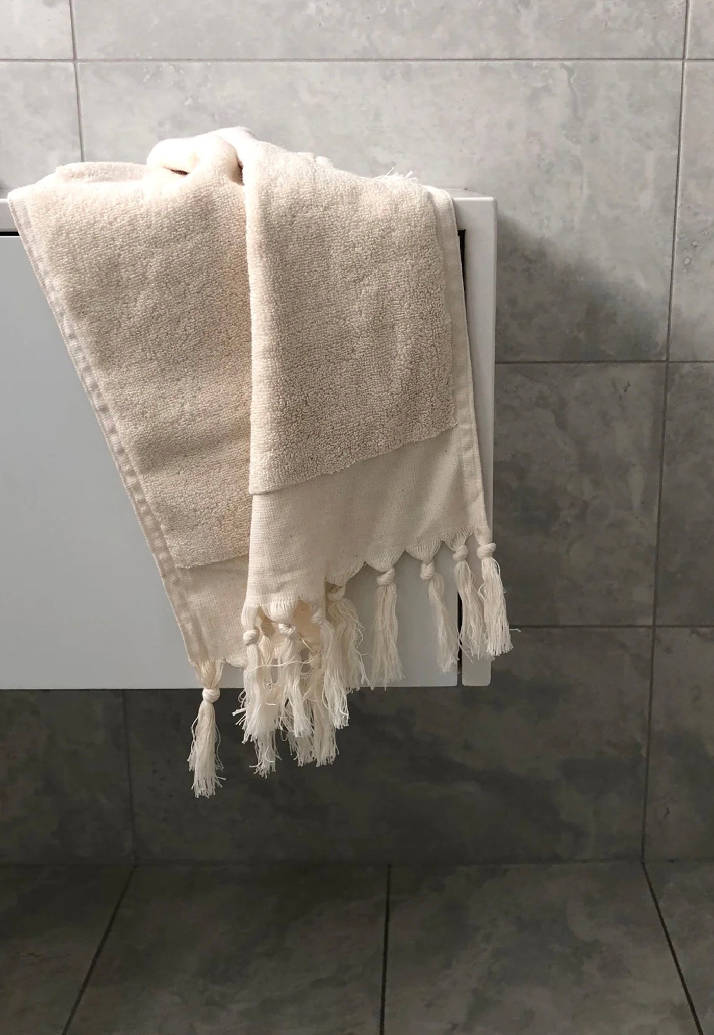 Aspen Organic Hand Towel - Ecru sold by Angel Divine