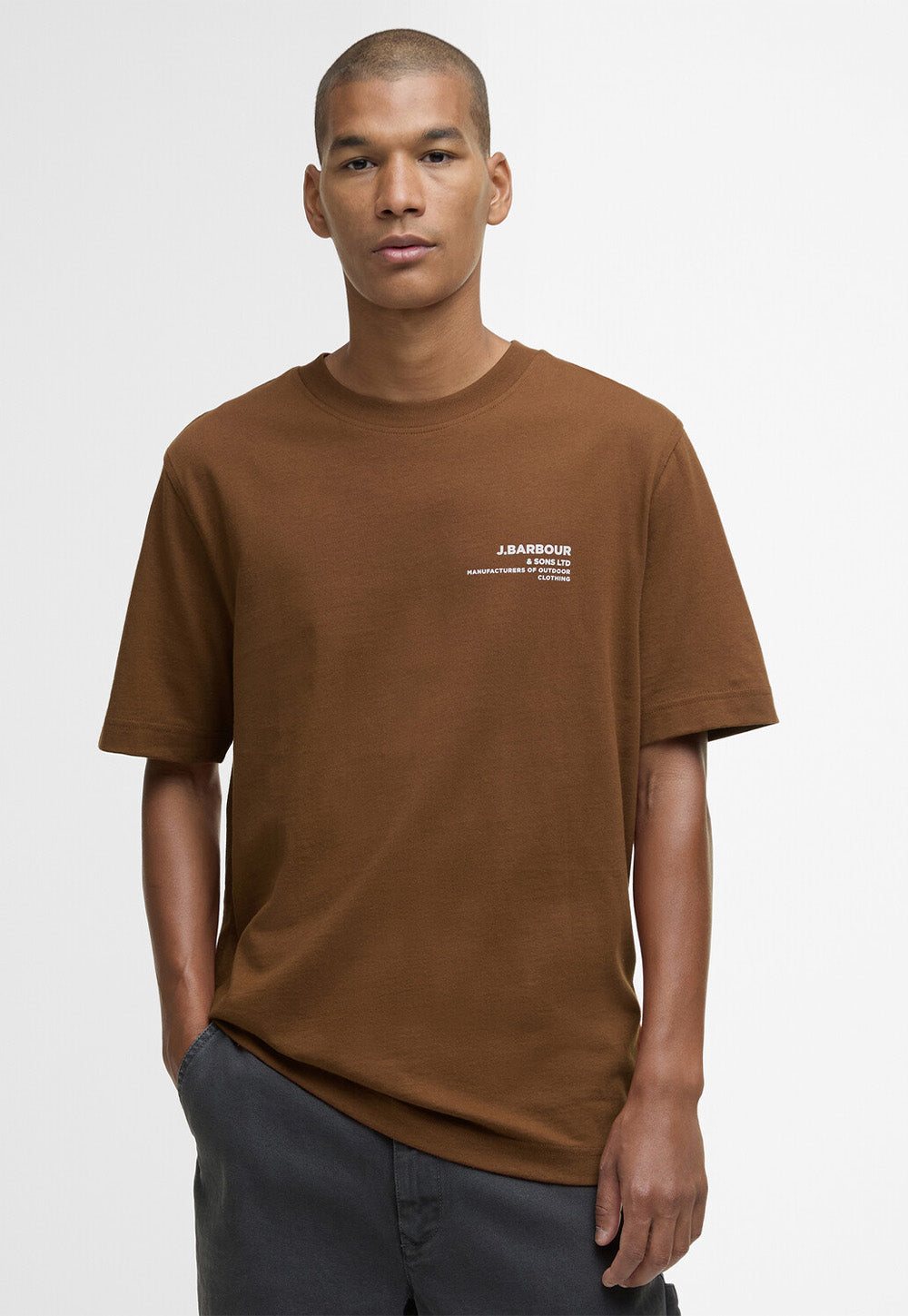 Parkend Photographic Relaxed T- Shirt - Umber