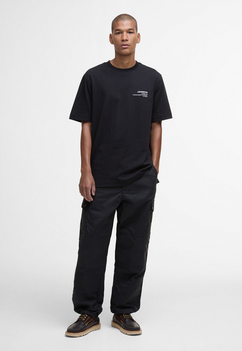 Parkend Photographic Relaxed T- Shirt - Black