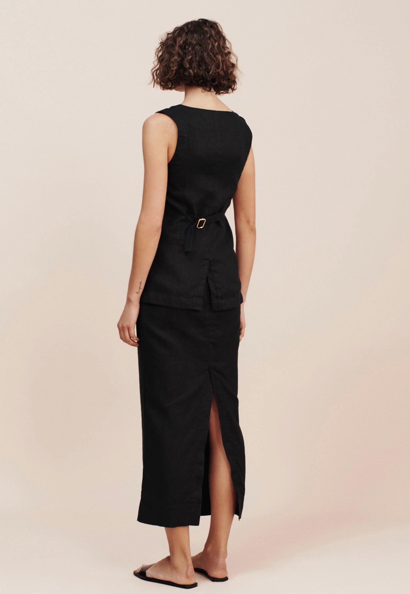 Emma Vest - Black sold by Angel Divine