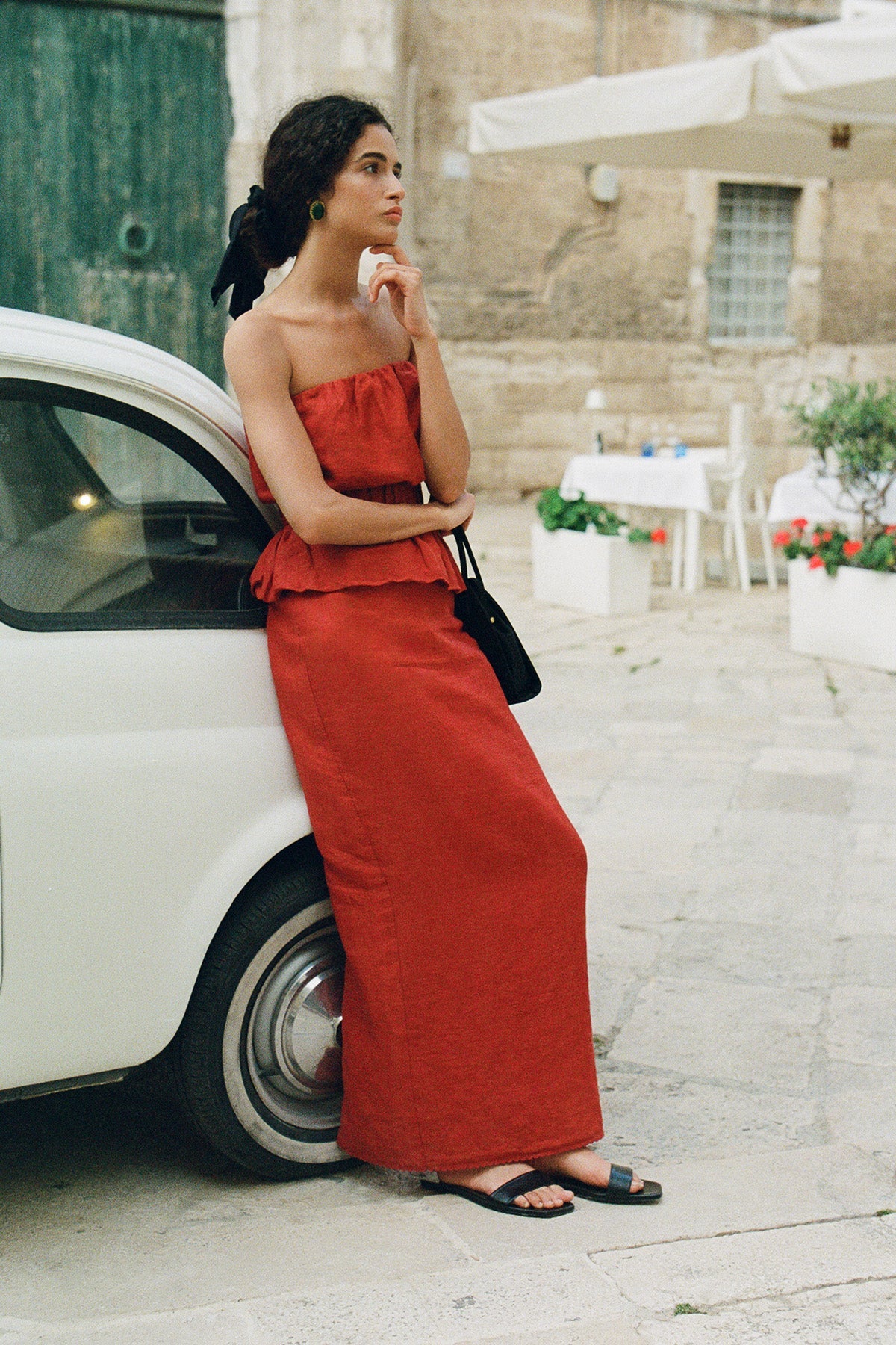 Aurelia Skirt - Merlot sold by Angel Divine