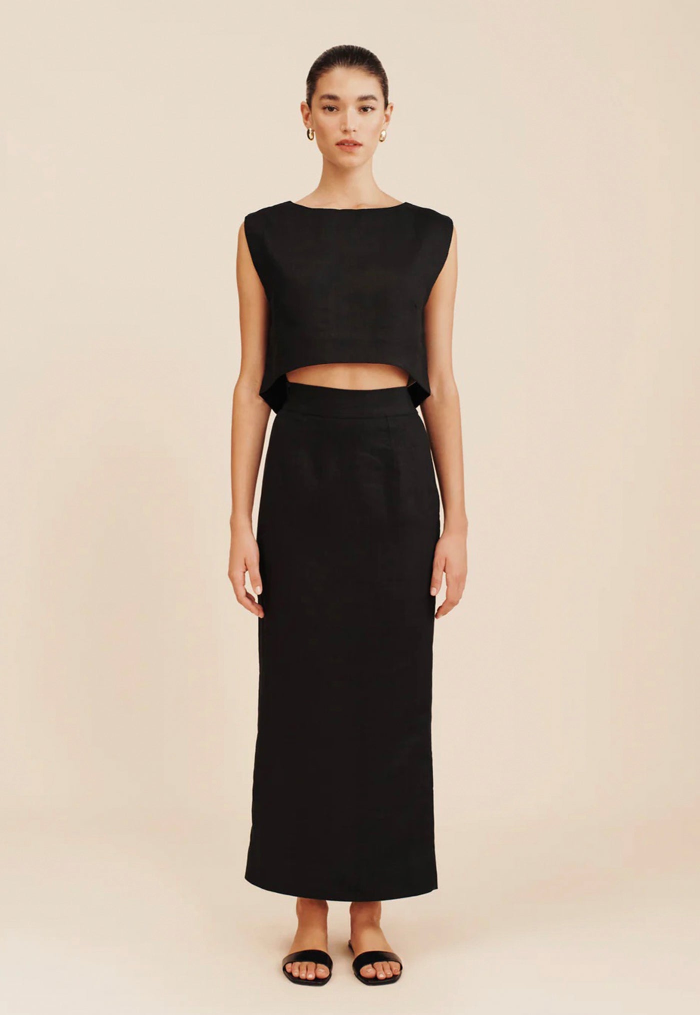 Emma Pencil Skirt - Black sold by Angel Divine