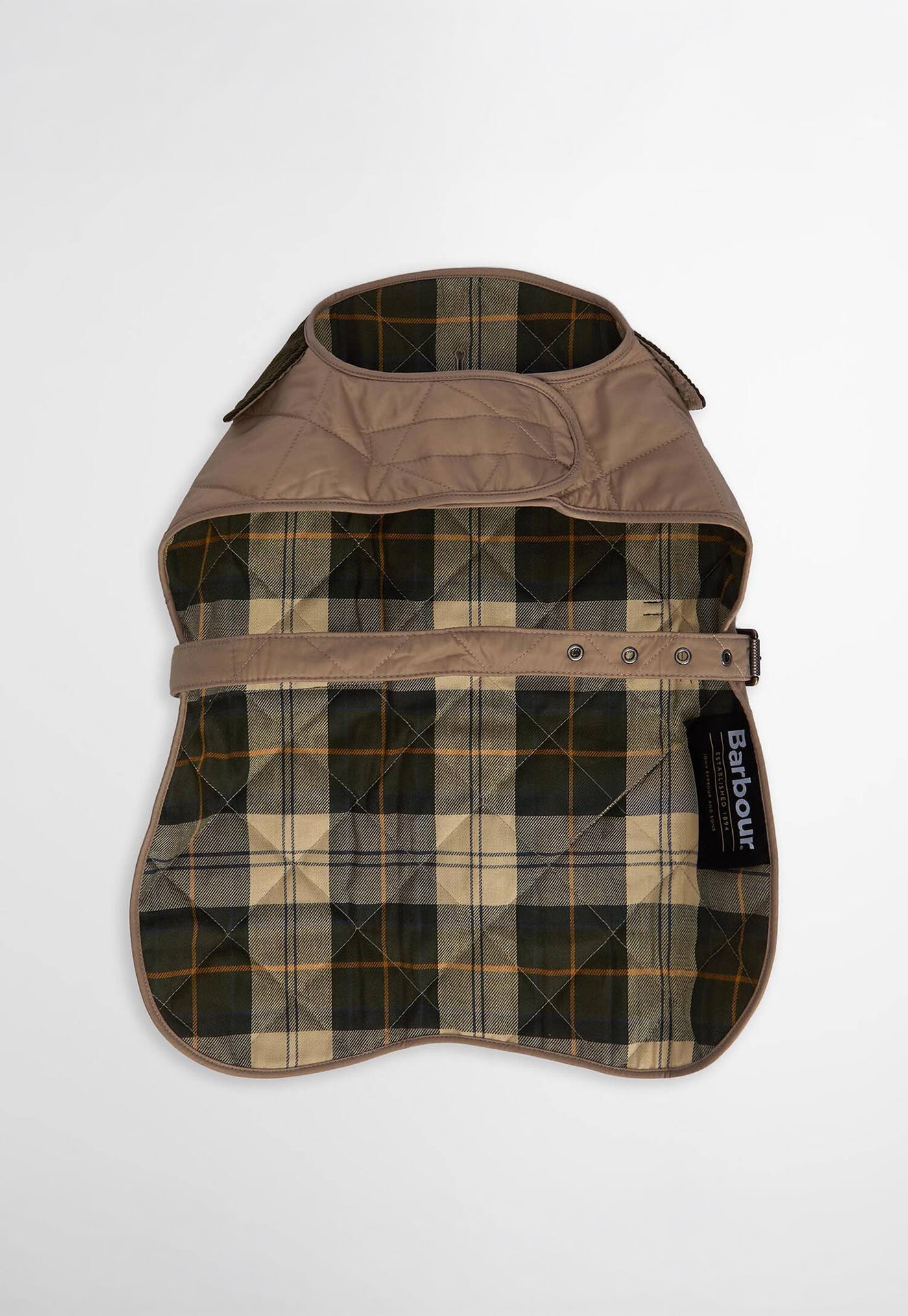 Quilted Dog Coat - Sand Dune