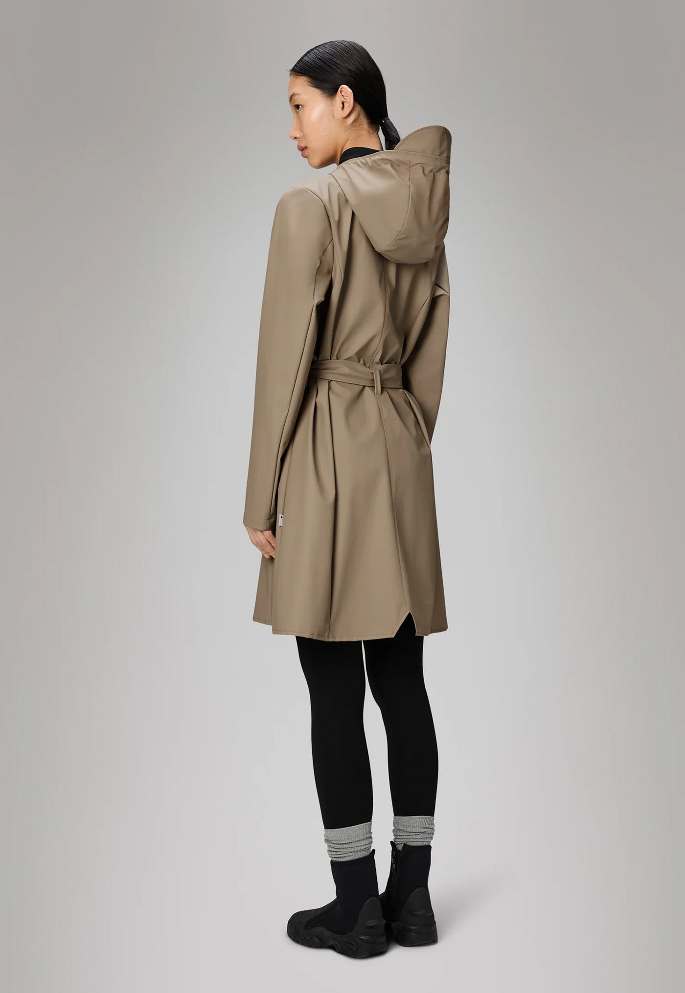 Curve Long Jacket - Beige