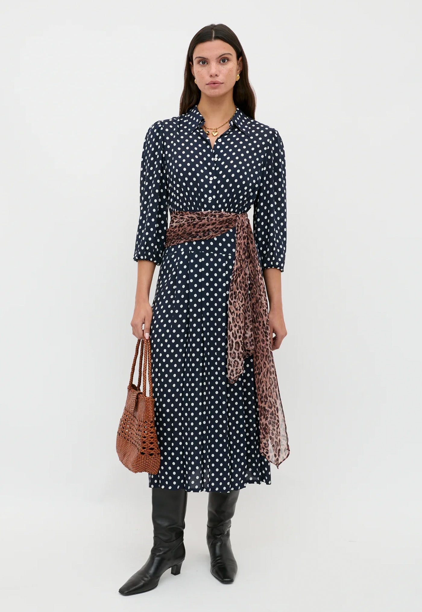 Izzy Dress - Runway Spot Navy