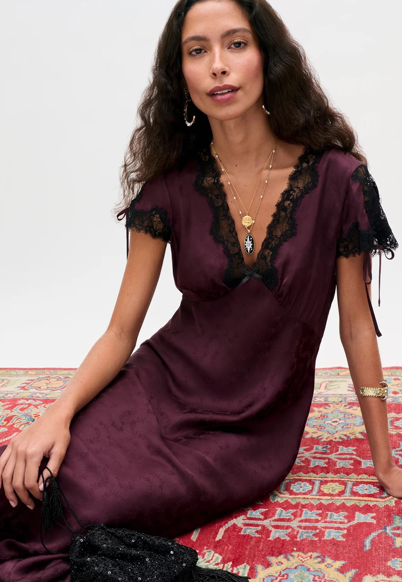 Fern Dress - Floral Trail Jacquard