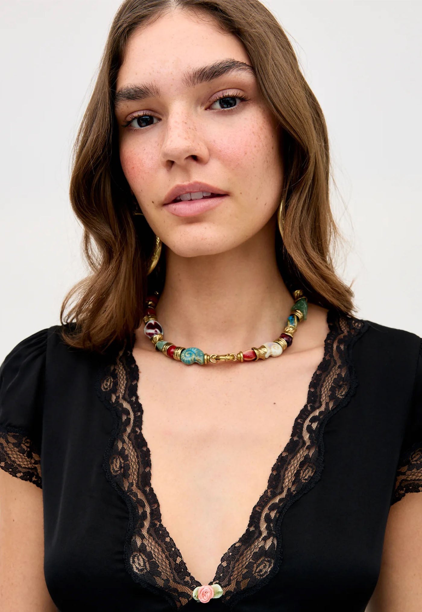 Karia Top - Black Velvet