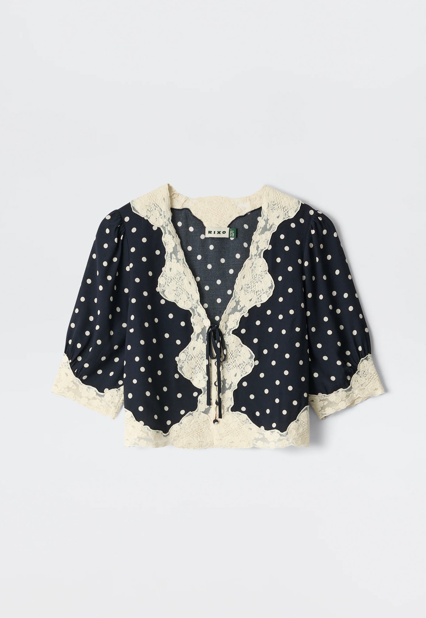 Ursula Undefined Top - Layla Dot Navy