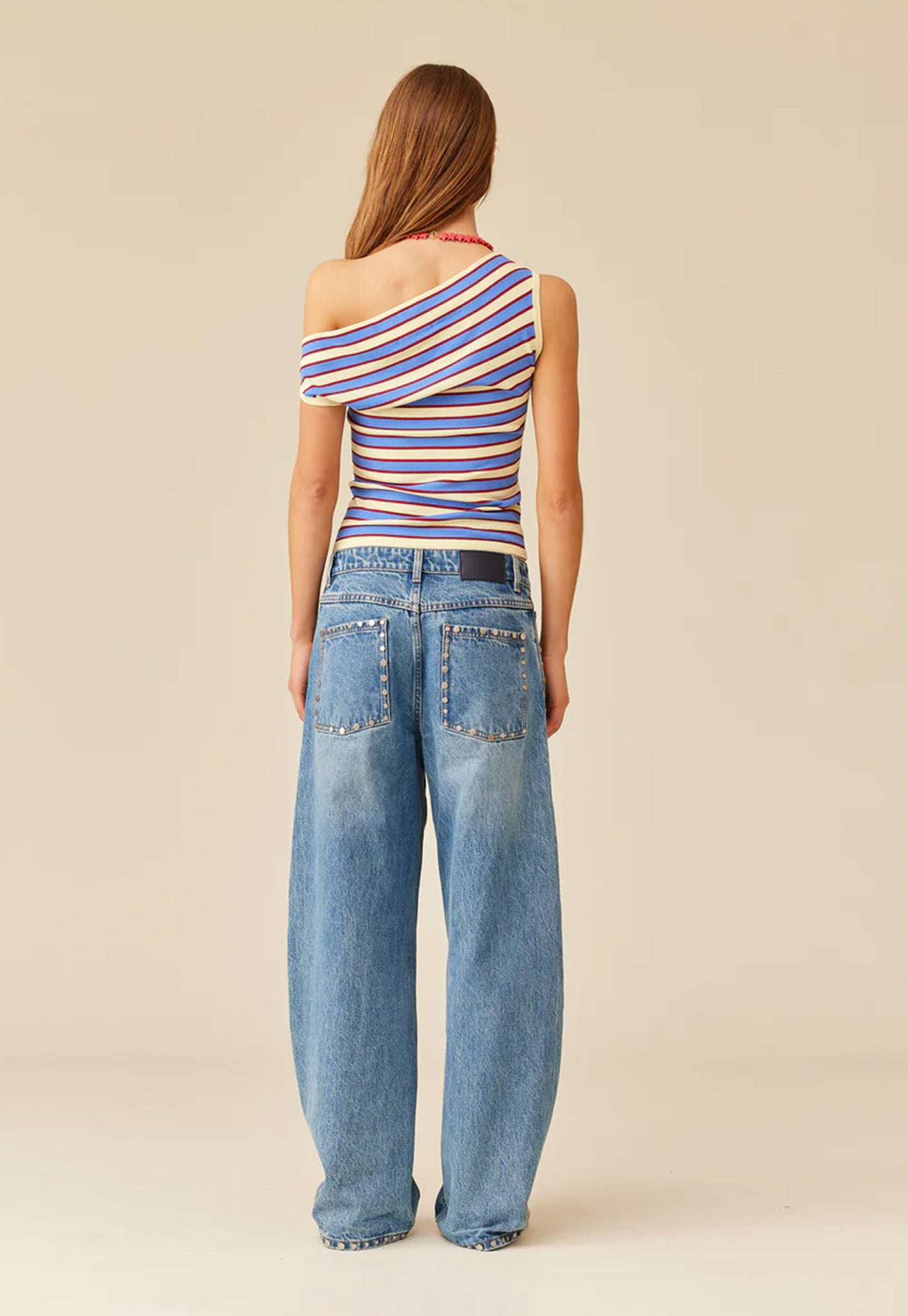 Emma Knit Top - Butter Merlot Stripe