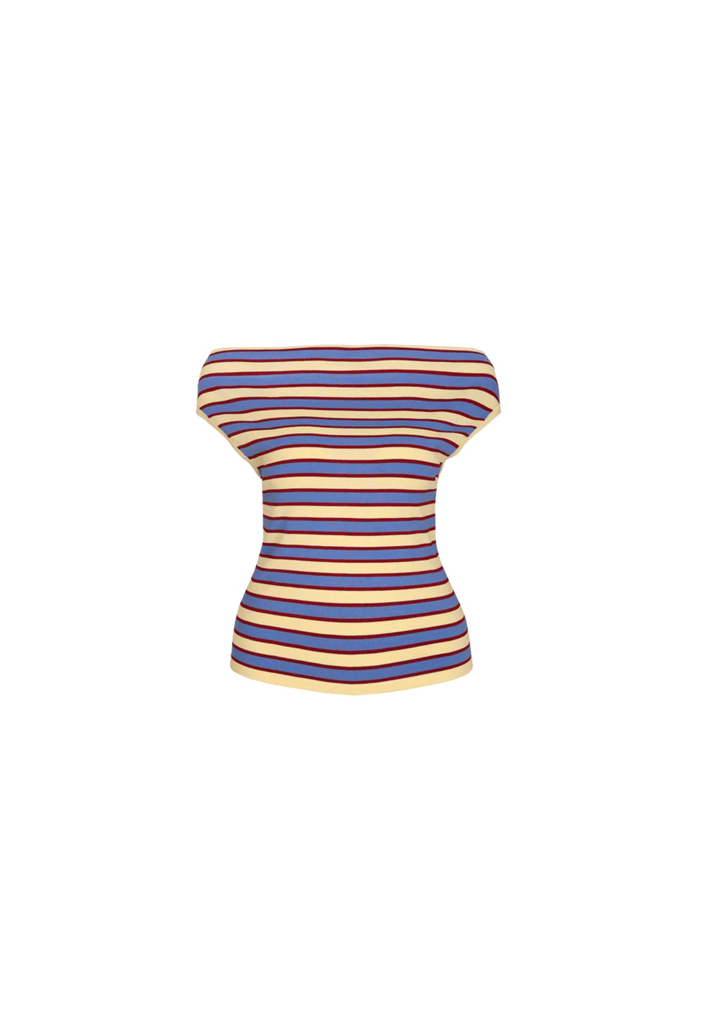 Emma Knit Top - Butter Merlot Stripe