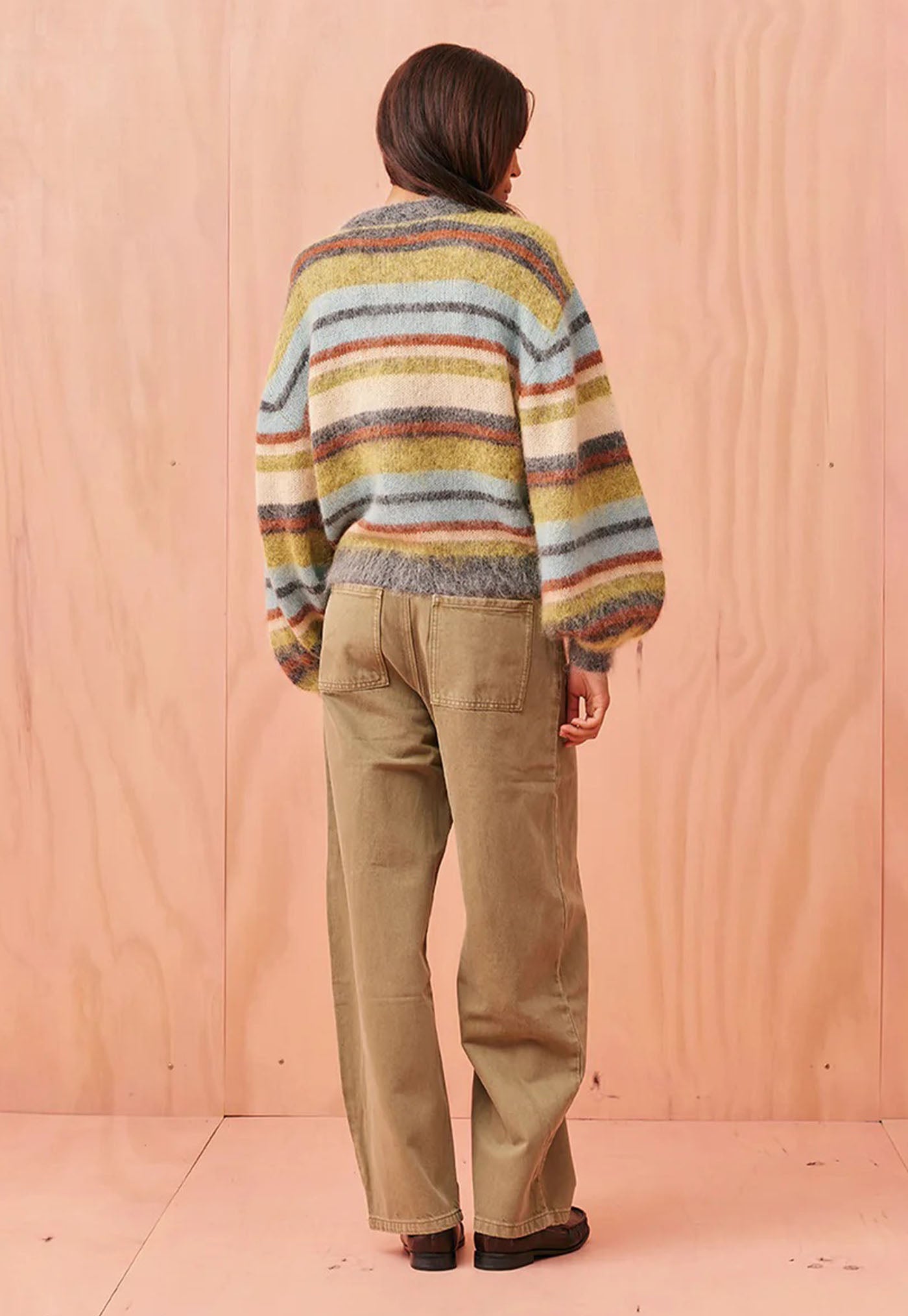 Josie Cardigan - Harbour Stripe